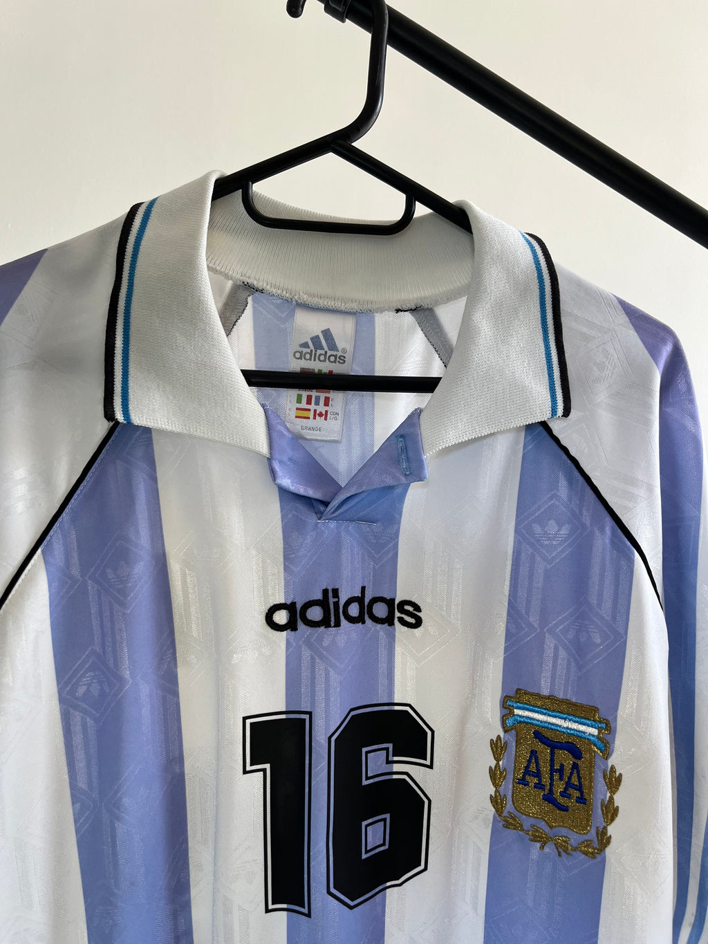 Jersey Original Argentina 1996/97 Local Riquelme Adidas
