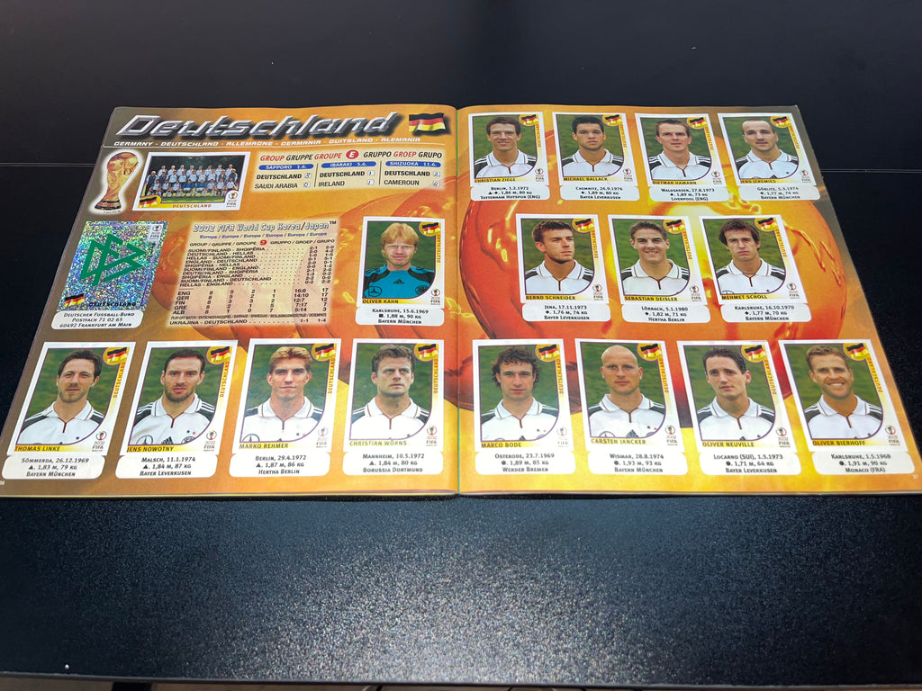 Álbum Panini Mundial Corea-Japón 2002 Original 100% Lleno