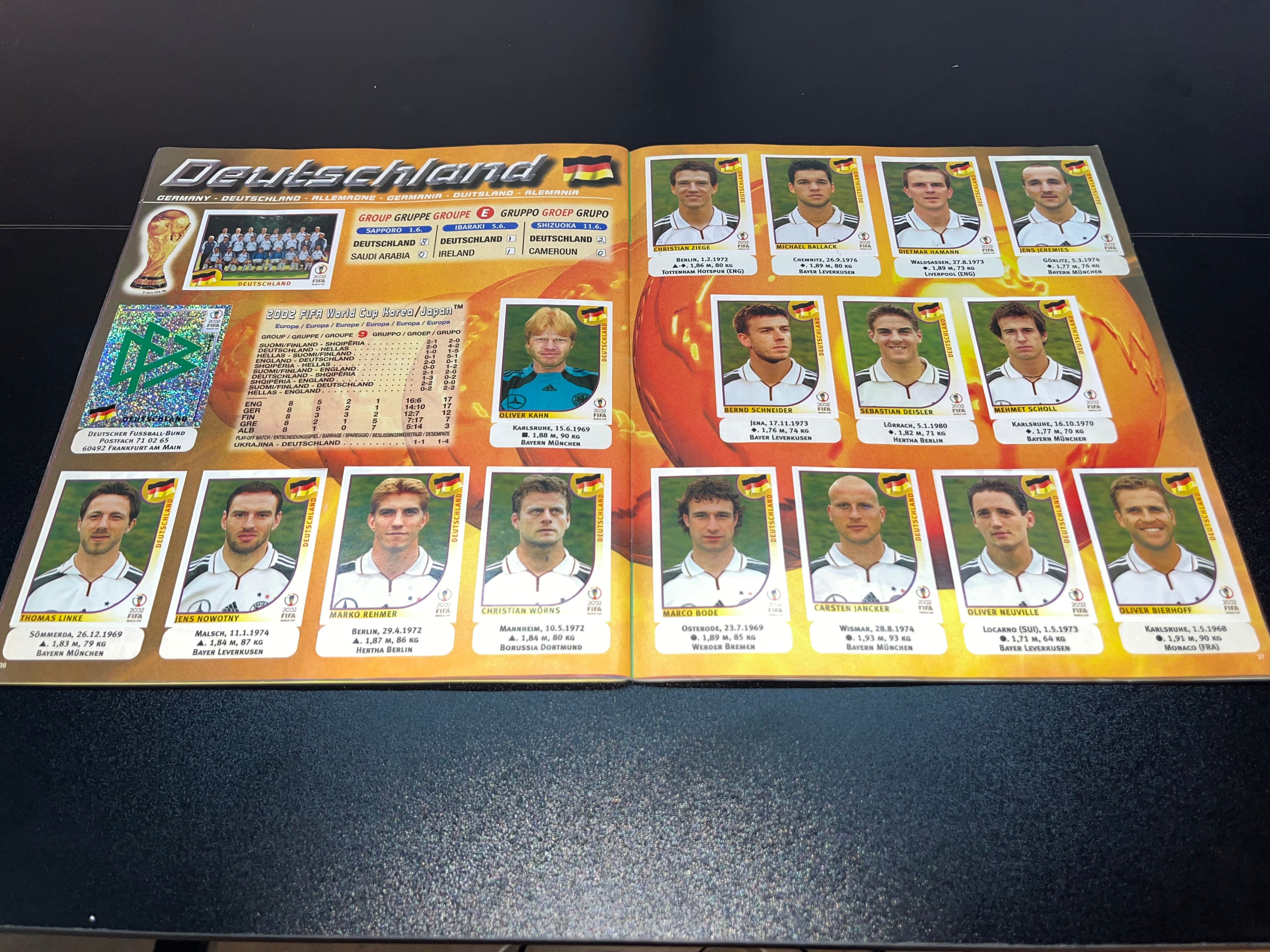 Álbum Panini Mundial Corea-Japón 2002 Original 100% Lleno