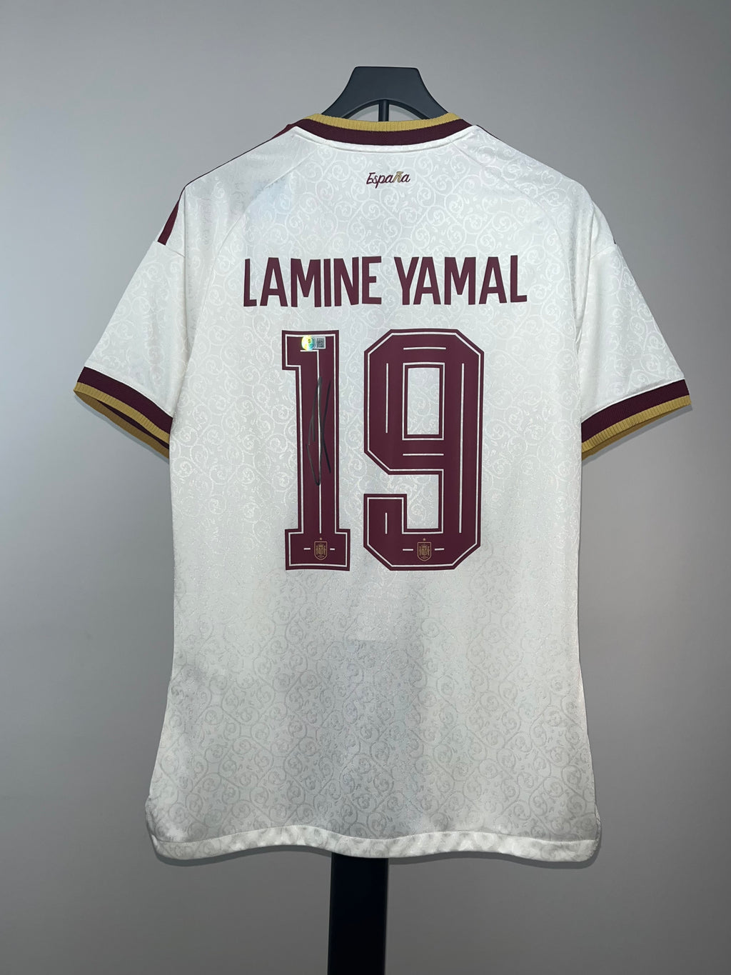 Autógrafo Lamine Yamal | España Mundial 2026 certificada Beckett