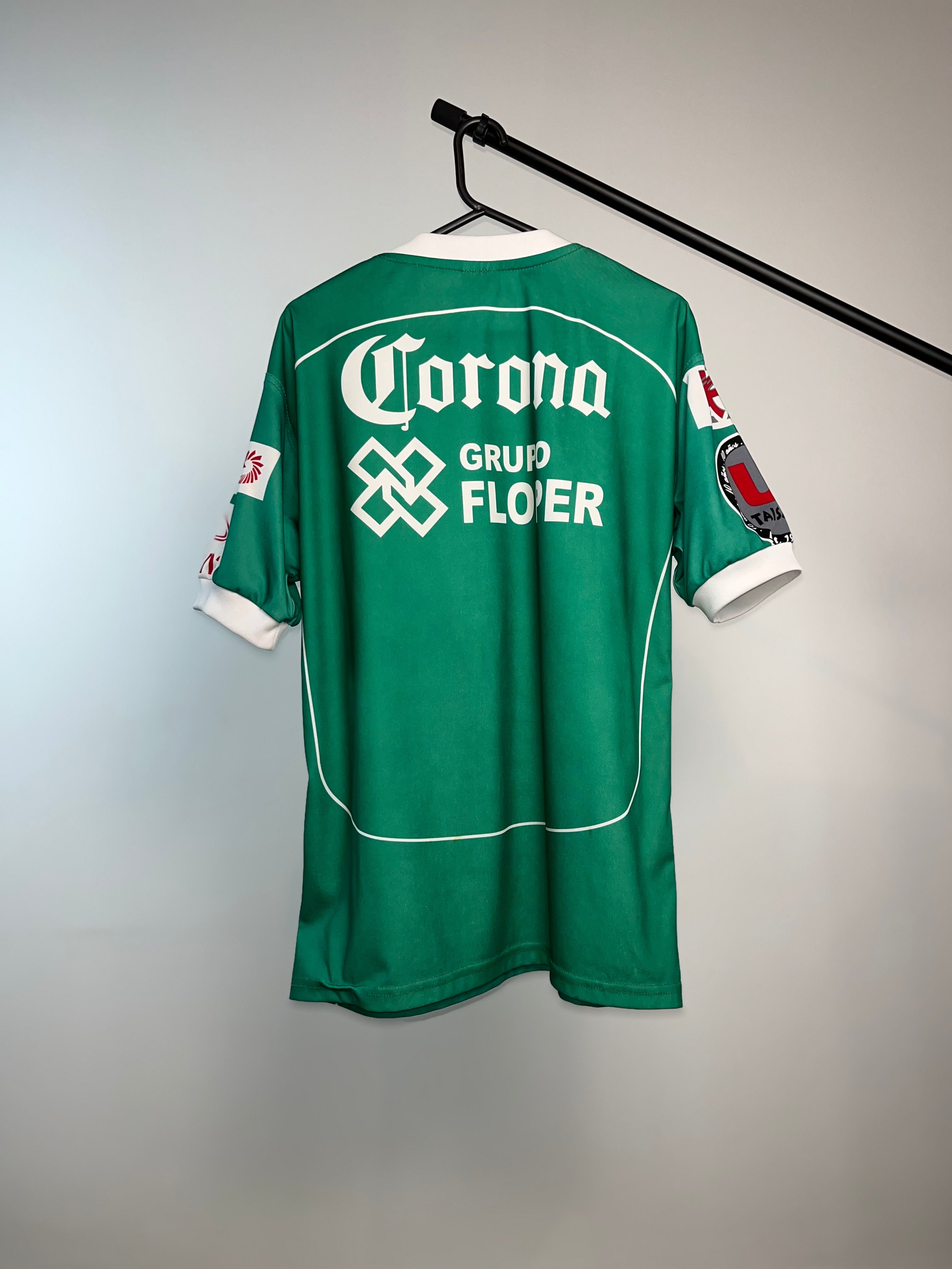 Jersey Original Leon FC 2007 Ascenso Local Garcis Caja Popular (Retro,Vintage,Clasica)