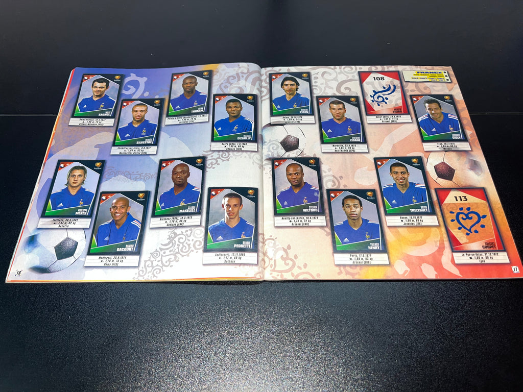 Álbum Panini UEFA Euro 2004 Original 97% Lleno