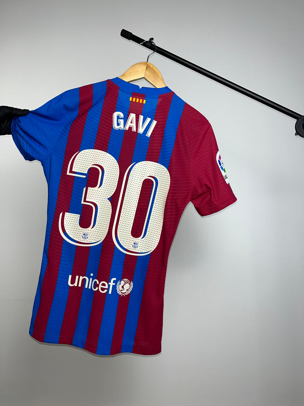 Jersey de Utilería de Gavi | Barcelona vs Atlético de Madrid 2021/22 Spare Match Issued