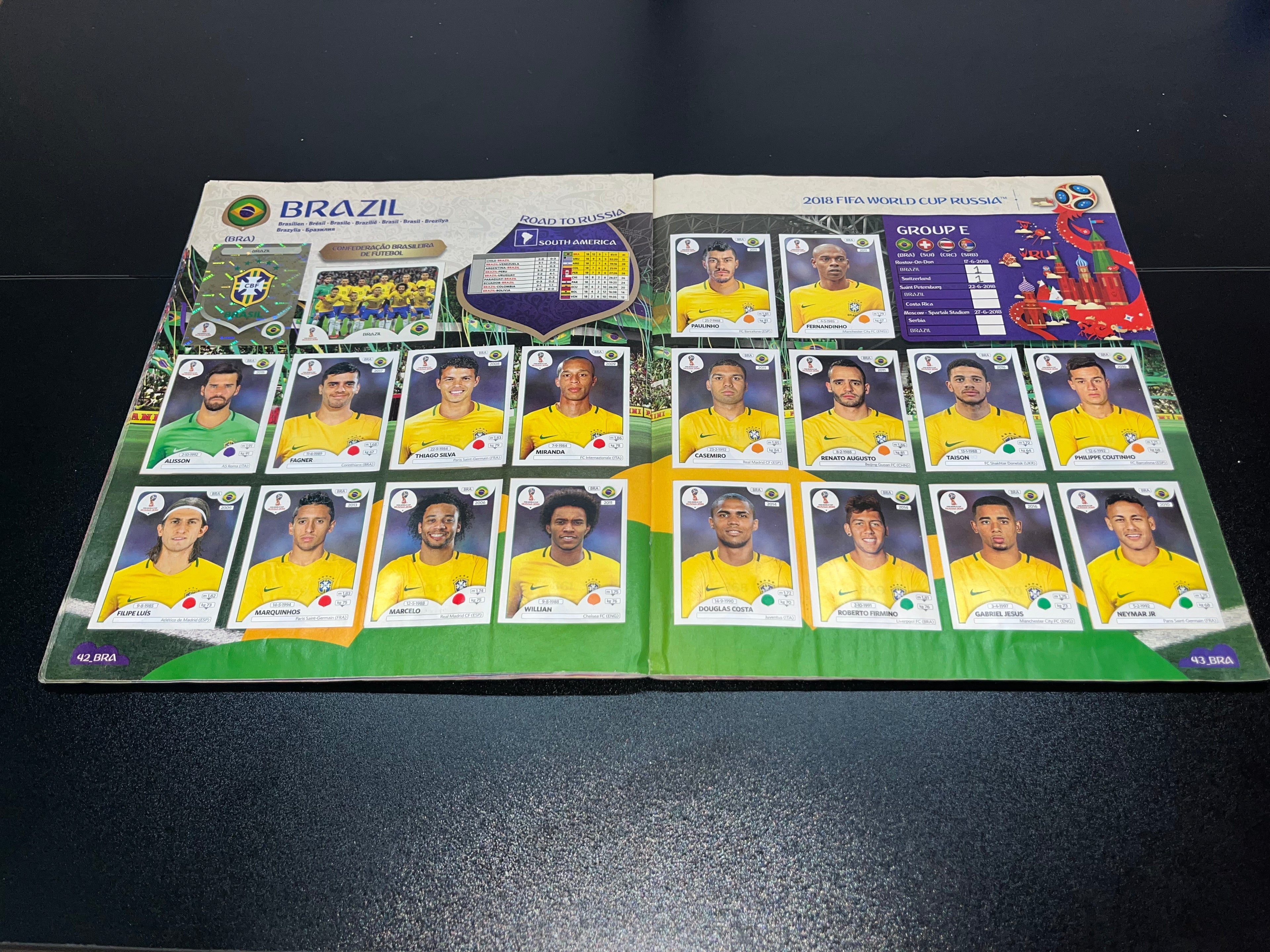 Álbum Panini Mundial Rusia 2018 Original 100% Lleno