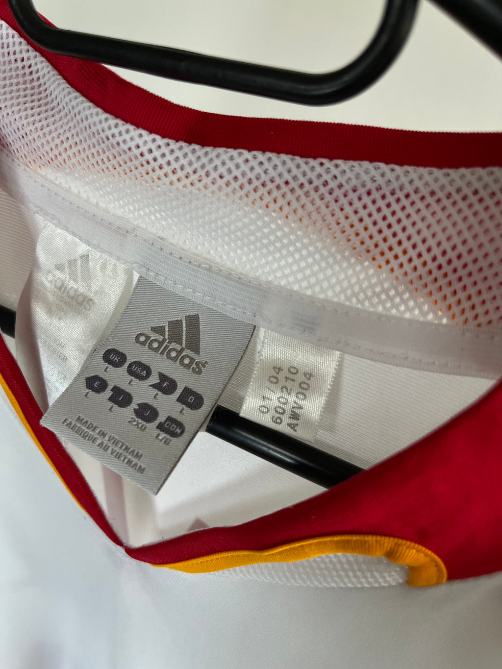 Jersey Original España Eurocopa 2004 Visita Raul 600210 Adidas