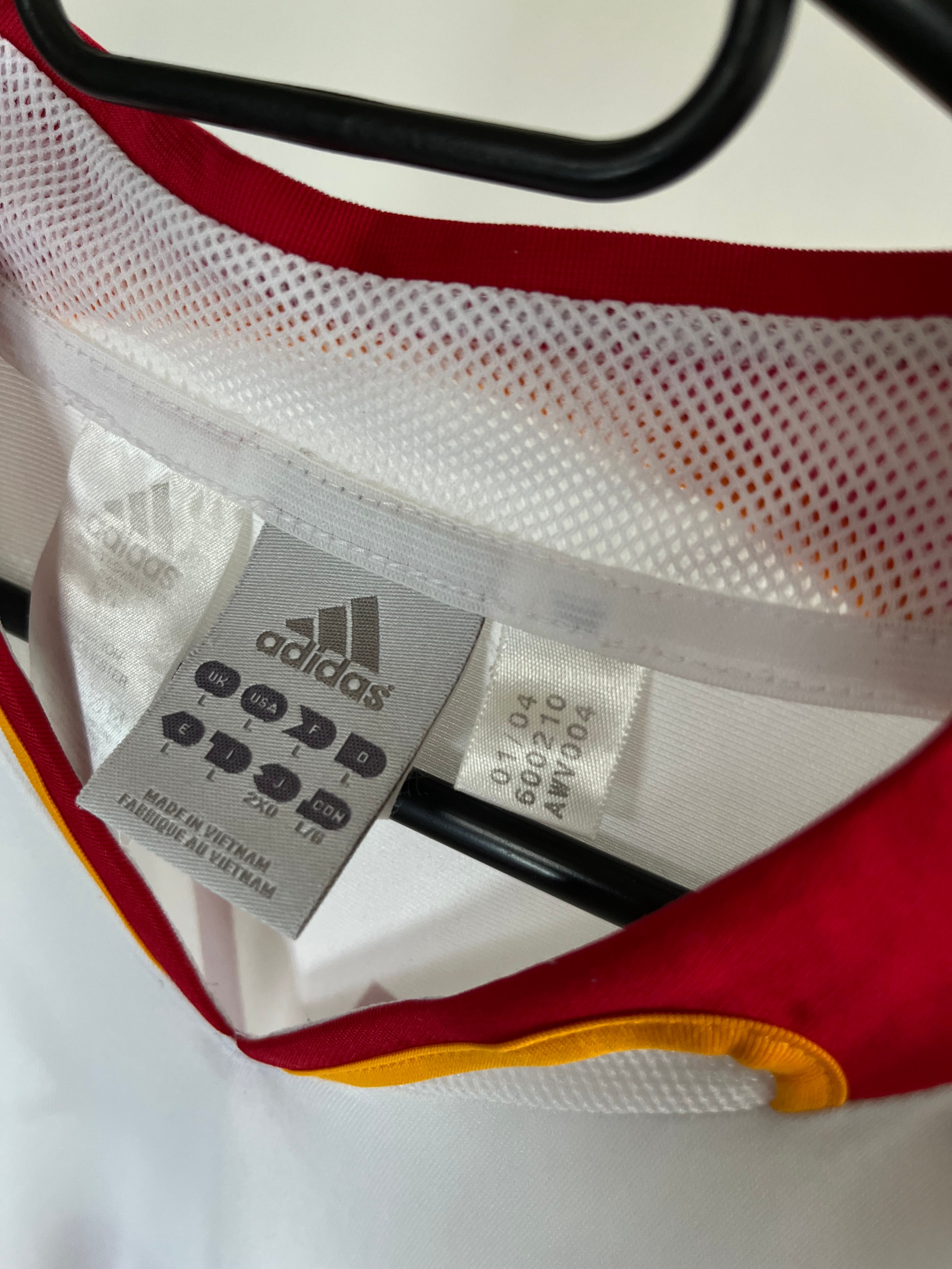 Jersey Original España Eurocopa 2004 Visita Raul 600210 Adidas