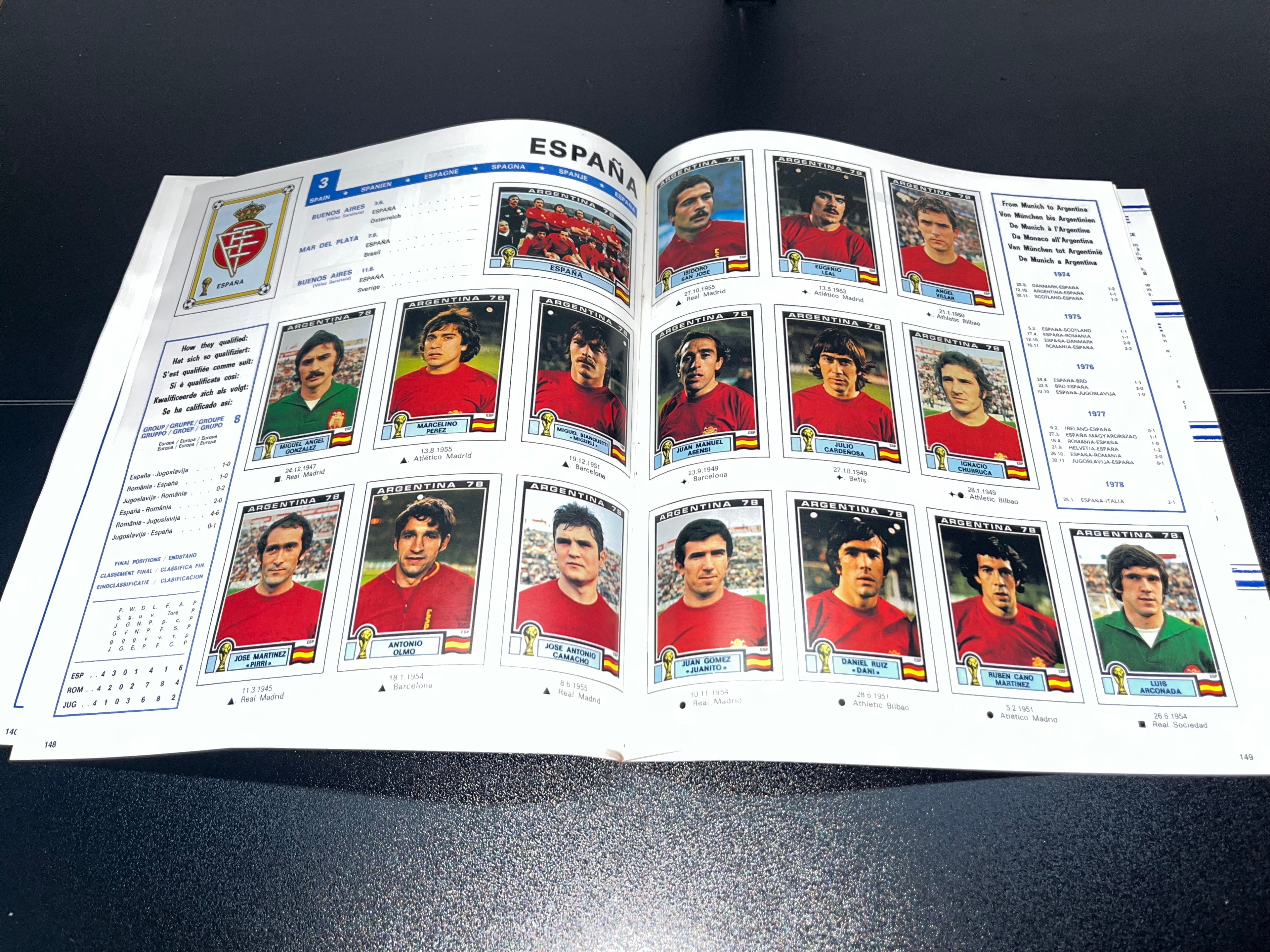 Álbum Panini Reedición Argentina 1978 Original 100% Lleno