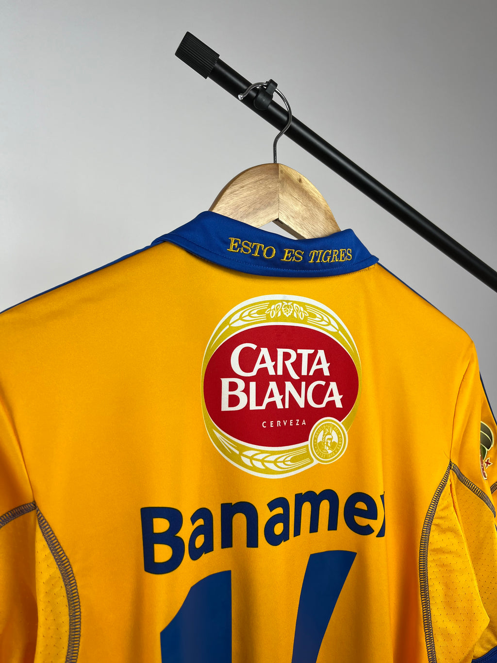 Jersey utileria Usada en Partido Liga MX de Ulises Zamora | Tigres UANL 2013/14 Local