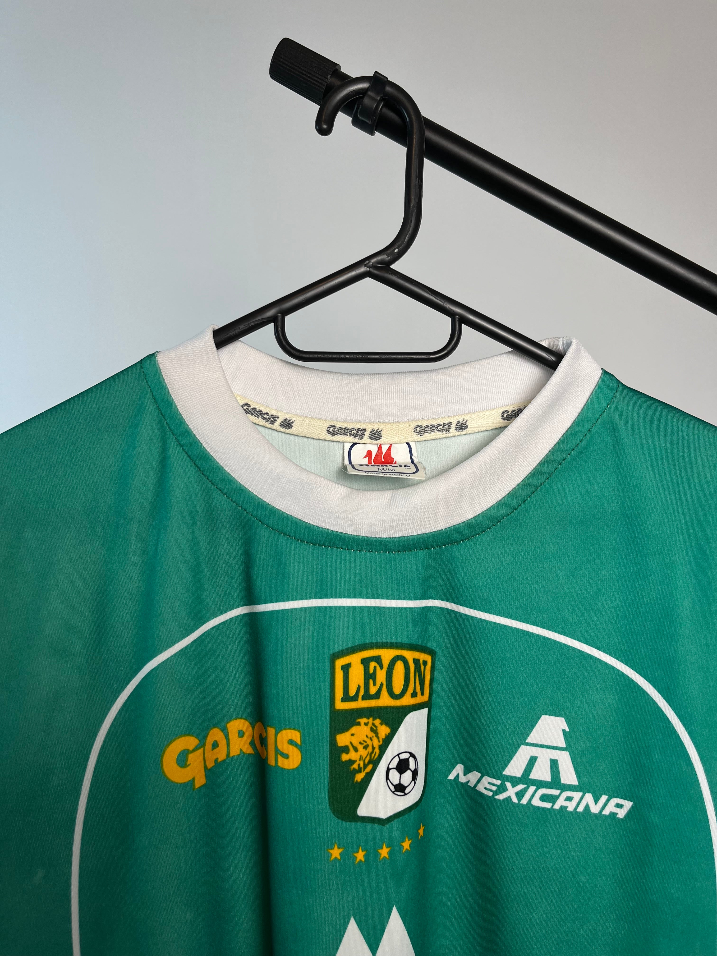 Jersey Original Leon FC 2007 Ascenso Local Garcis Caja Popular (Retro,Vintage,Clasica)