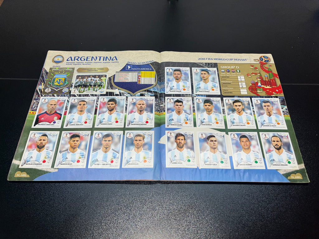 Álbum Panini Mundial Rusia 2018 Original 100% Lleno