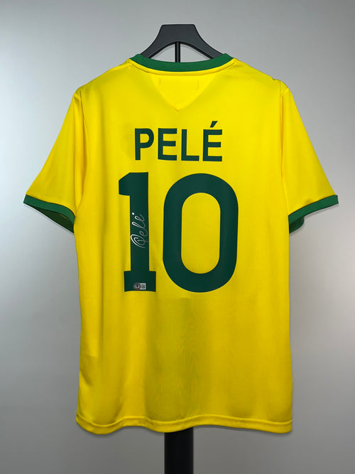 Autógrafo Pelé | Brasil Mundial México 1970 certificado Beckett