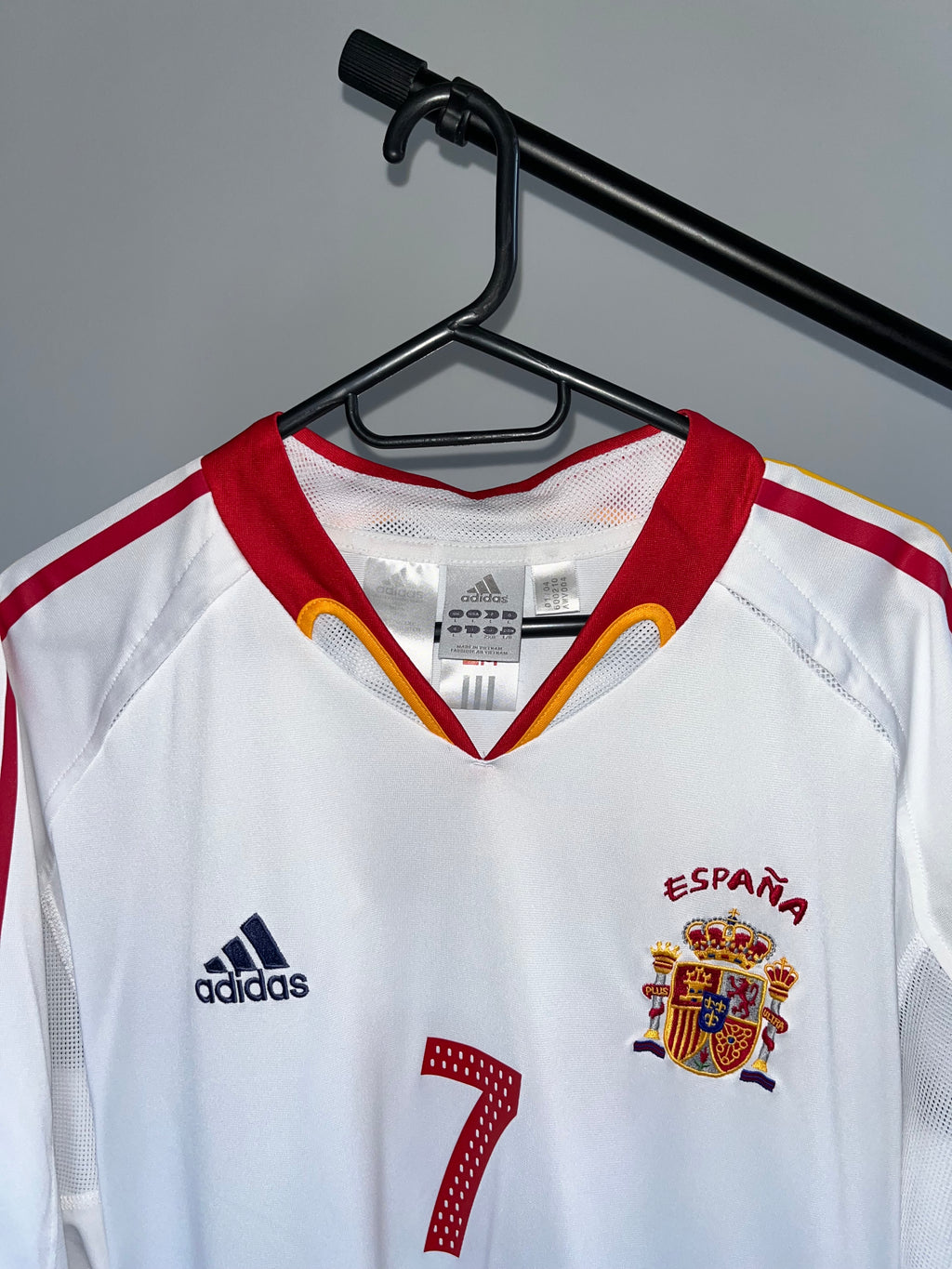 Jersey Original España Eurocopa 2004 Visita Raul 600210 Adidas