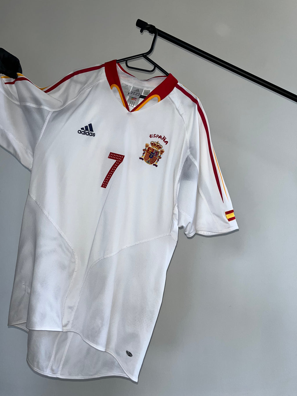 Jersey Original España Eurocopa 2004 Visita Raul 600210 Adidas