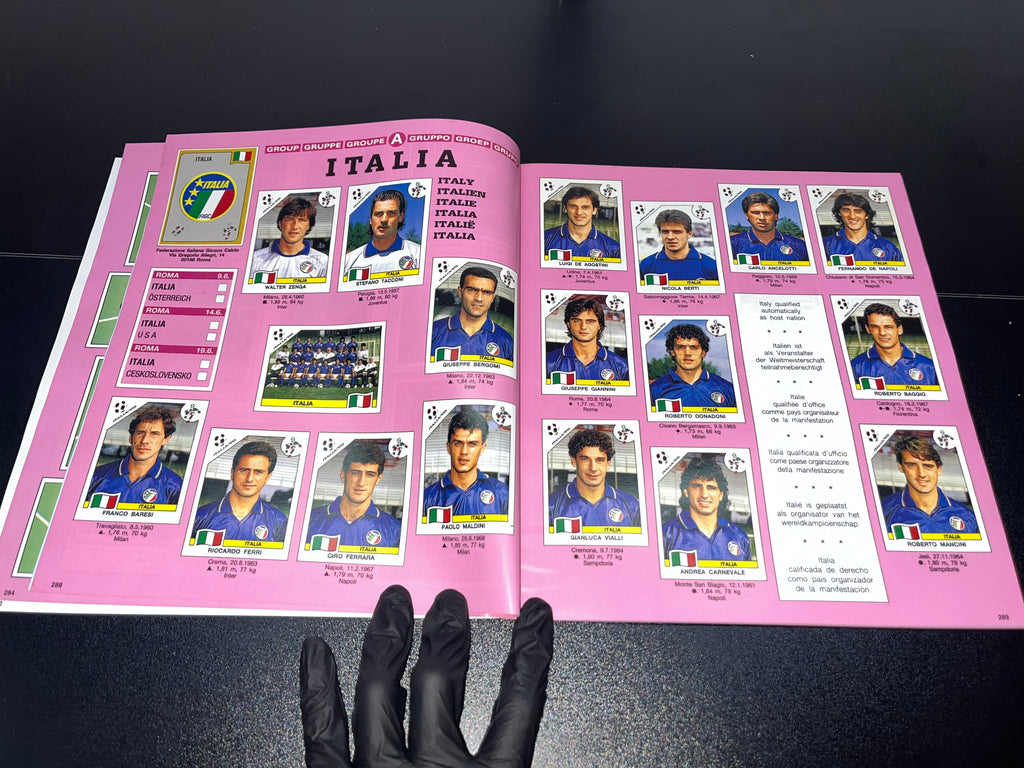 Álbum Panini Reedición Italia 1990 Original 100% Lleno