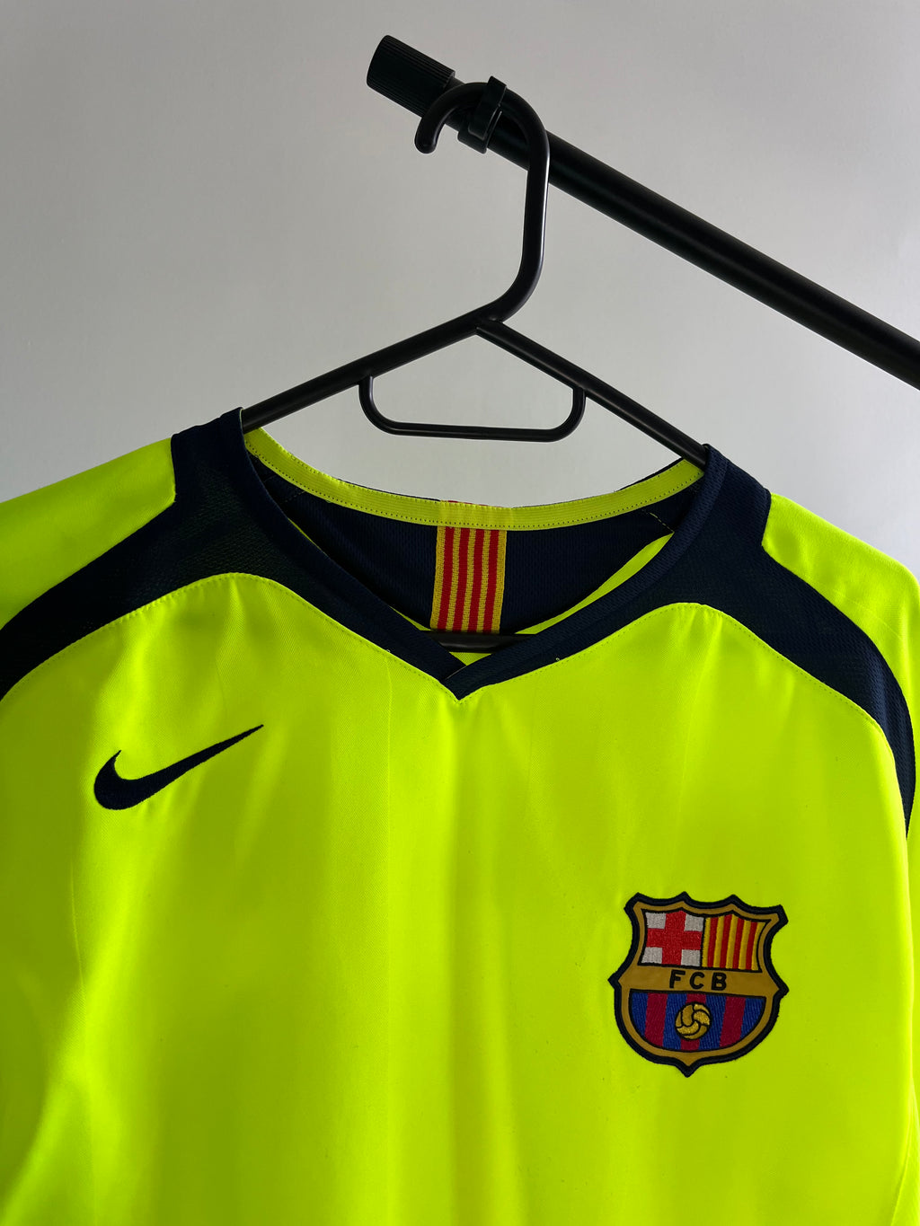 Jersey Original Barcelona 2010/11 Visita Ronaldinho 195971 Nike Limon