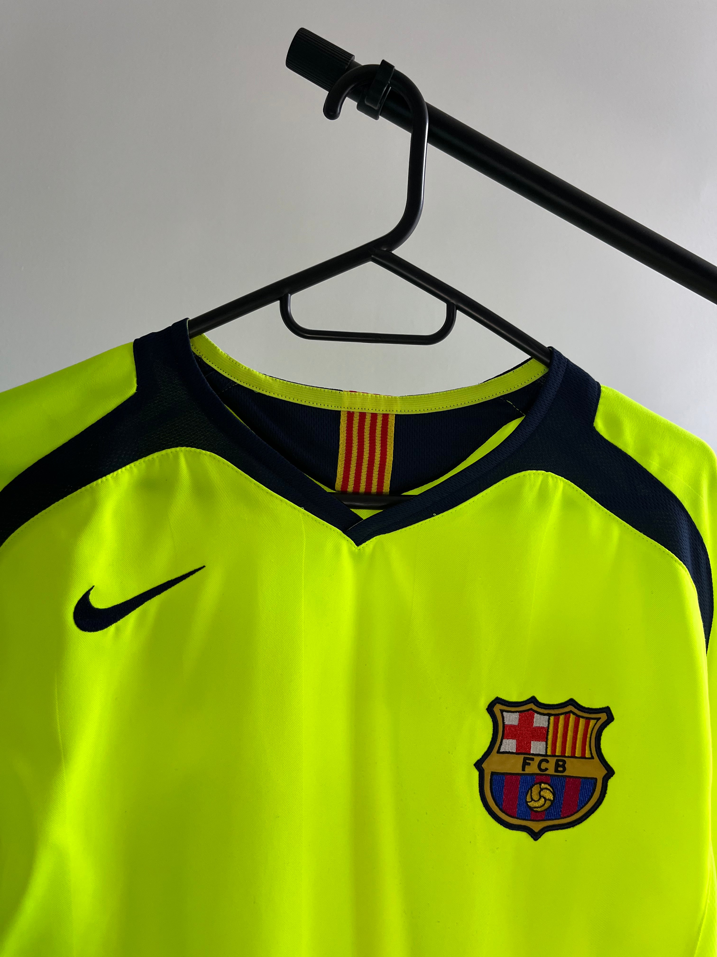 Jersey Original Barcelona 2010/11 Visita Ronaldinho 195971 Nike Limon