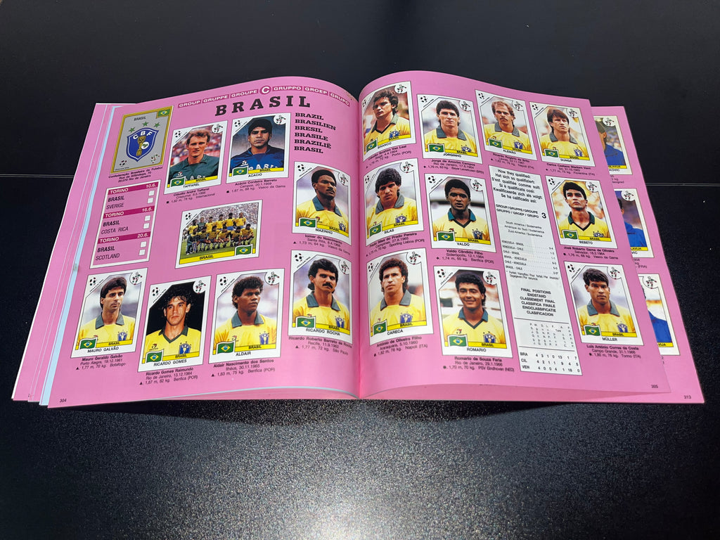 Álbum Panini Reedición Italia 1990 Original 100% Lleno