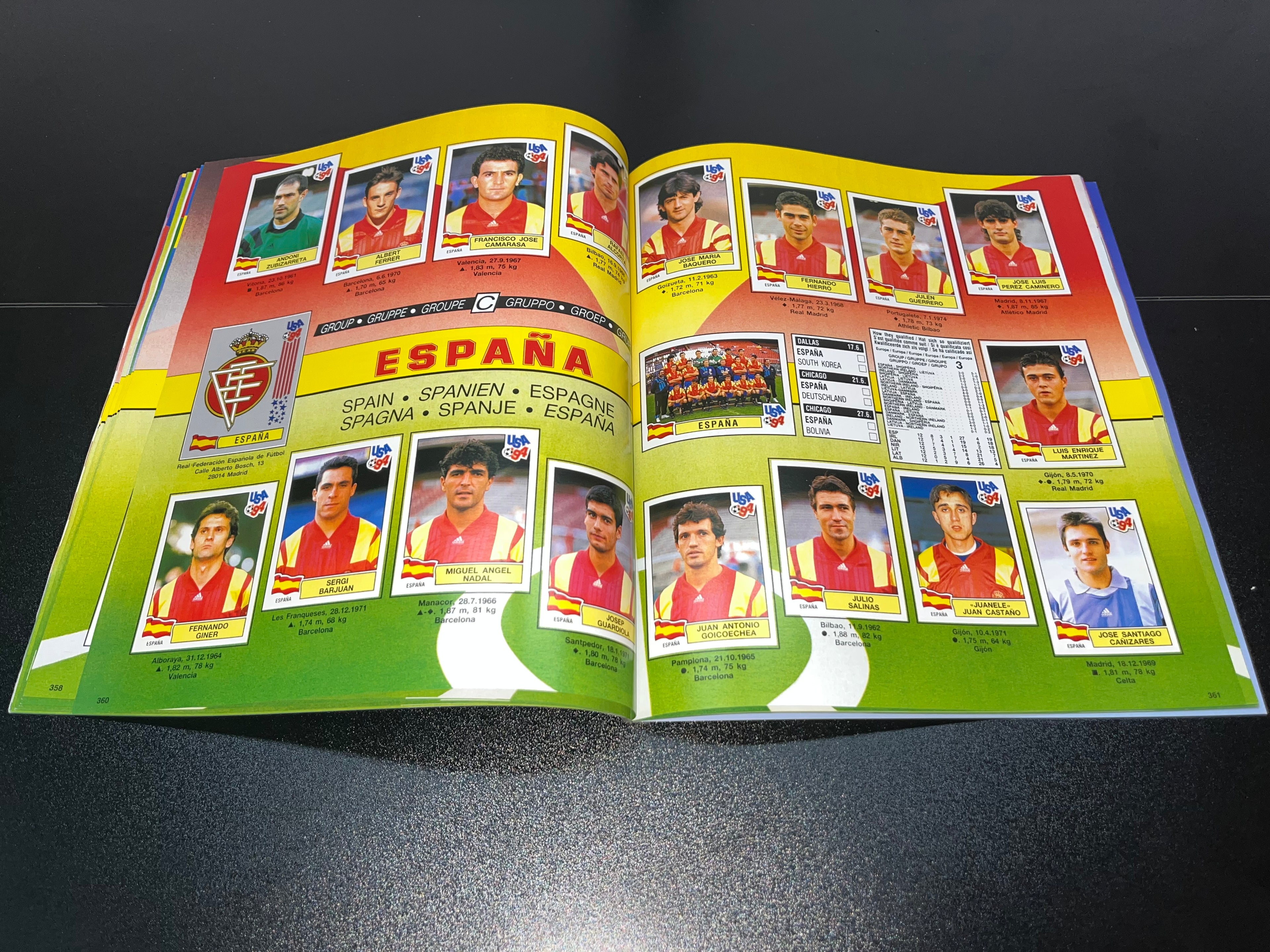Álbum Panini Reedición USA 1994 Original 100% Lleno