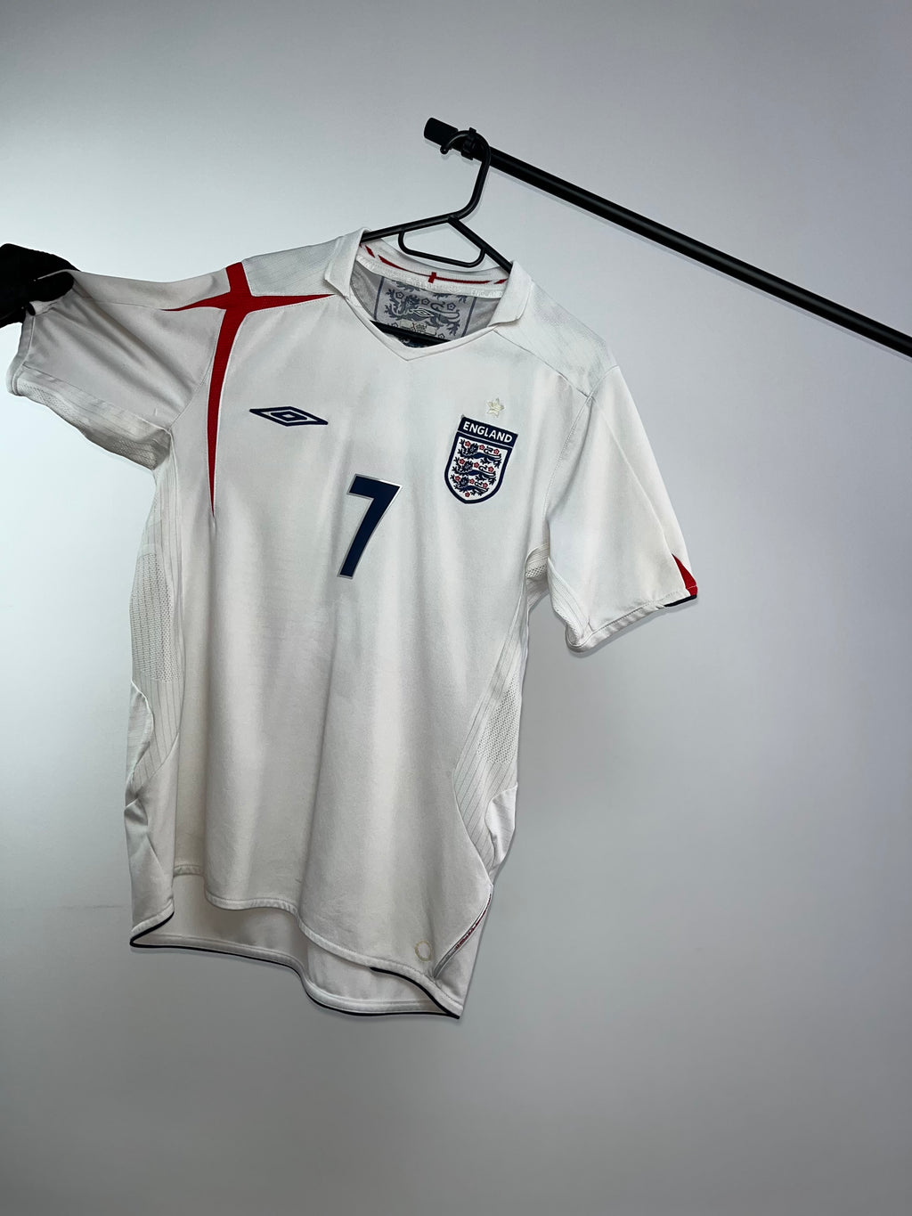 Jersey Original Inglaterra Mundial 2006/08 Local Beckham Umbro