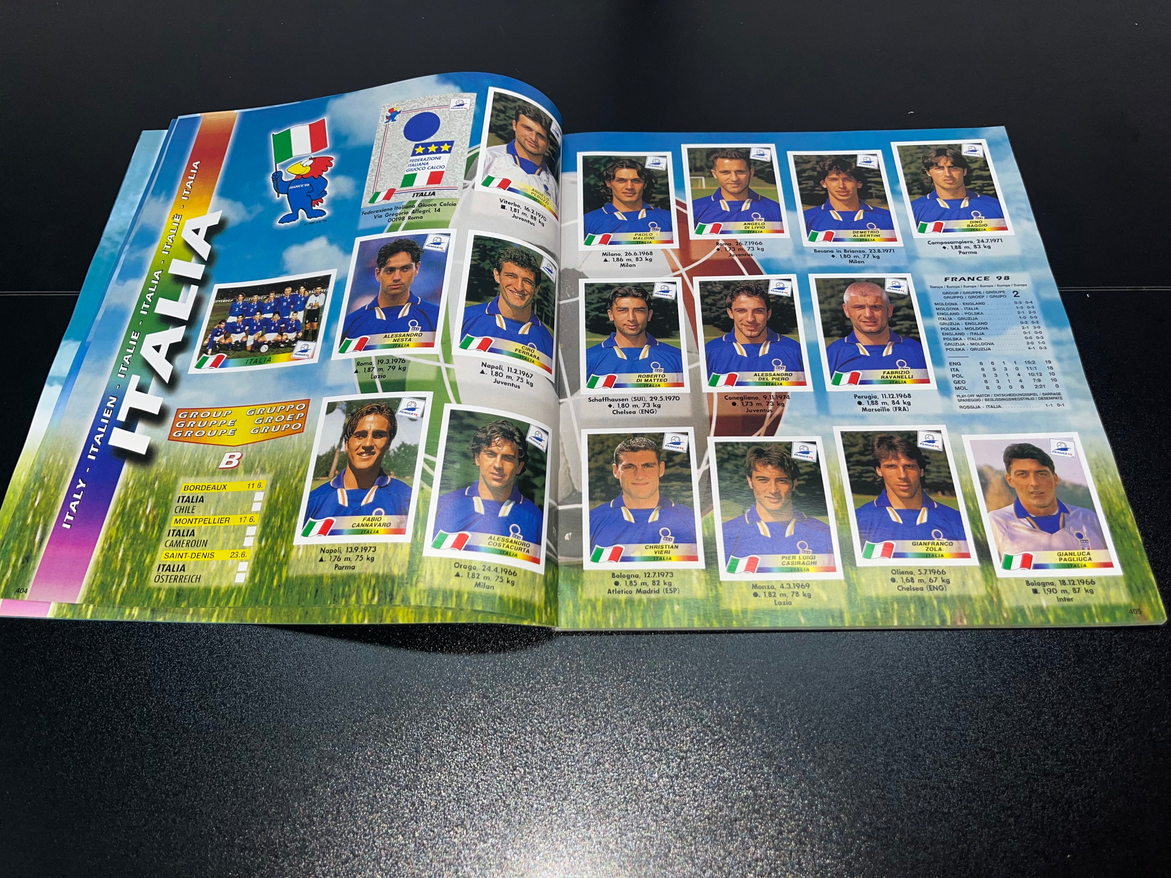 Álbum Panini Reedición Francia 1998 Original 100% Lleno