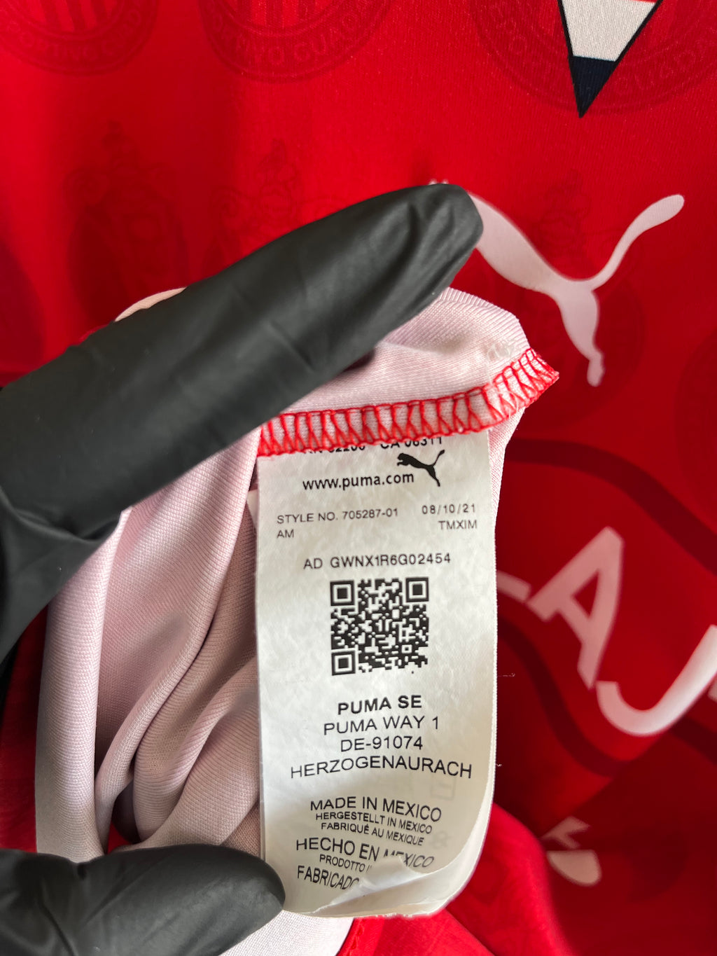 Jersey Original Chivas 2021/22 Alternativa Brizuela y Vega 705287-01 Puma (2 Opciones: Brizuela o Alexis Vega)
