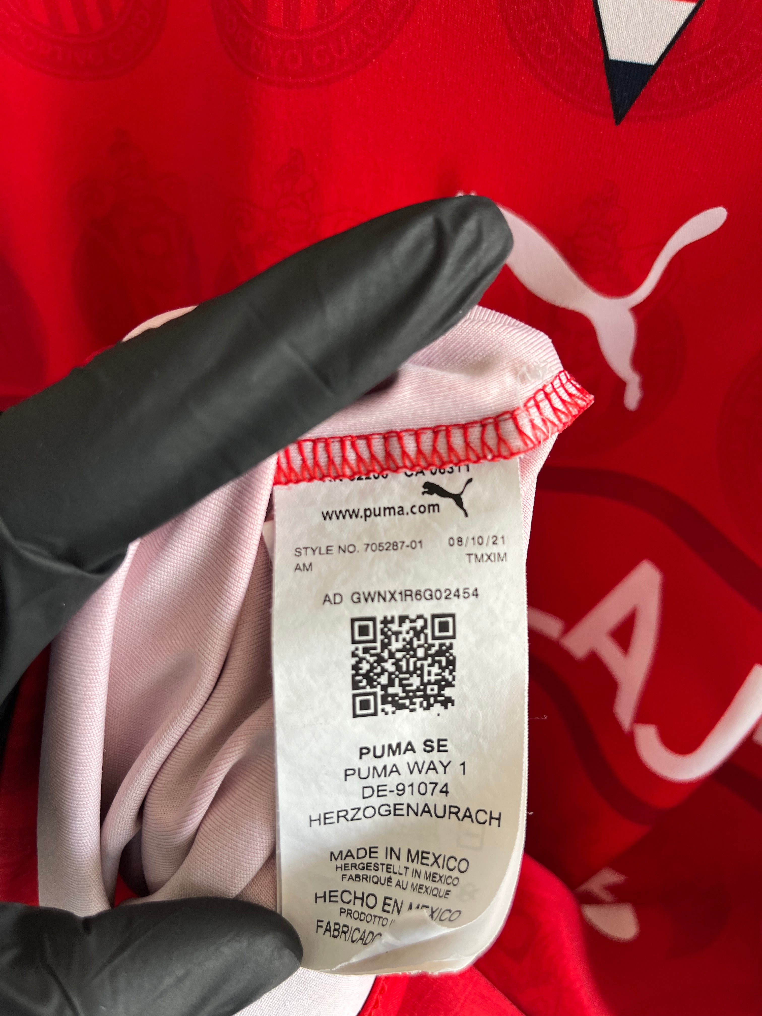 Jersey Original Chivas 2021/22 Alternativa Brizuela y Vega 705287-01 Puma (2 Opciones: Brizuela o Alexis Vega)