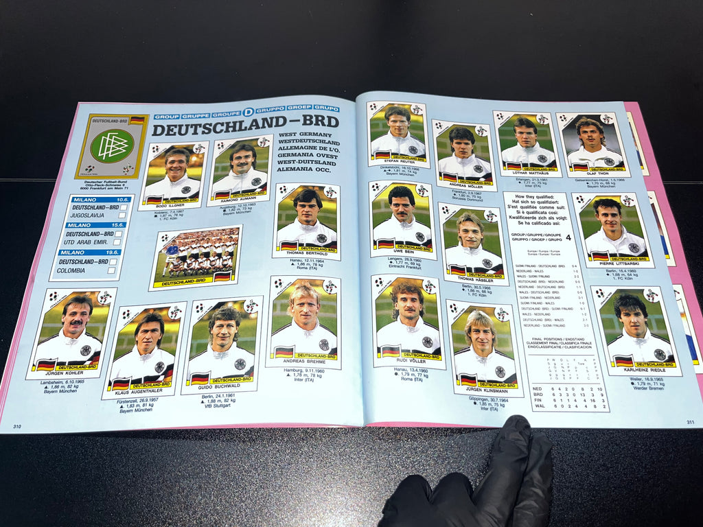 Álbum Panini Reedición Italia 1990 Original 100% Lleno