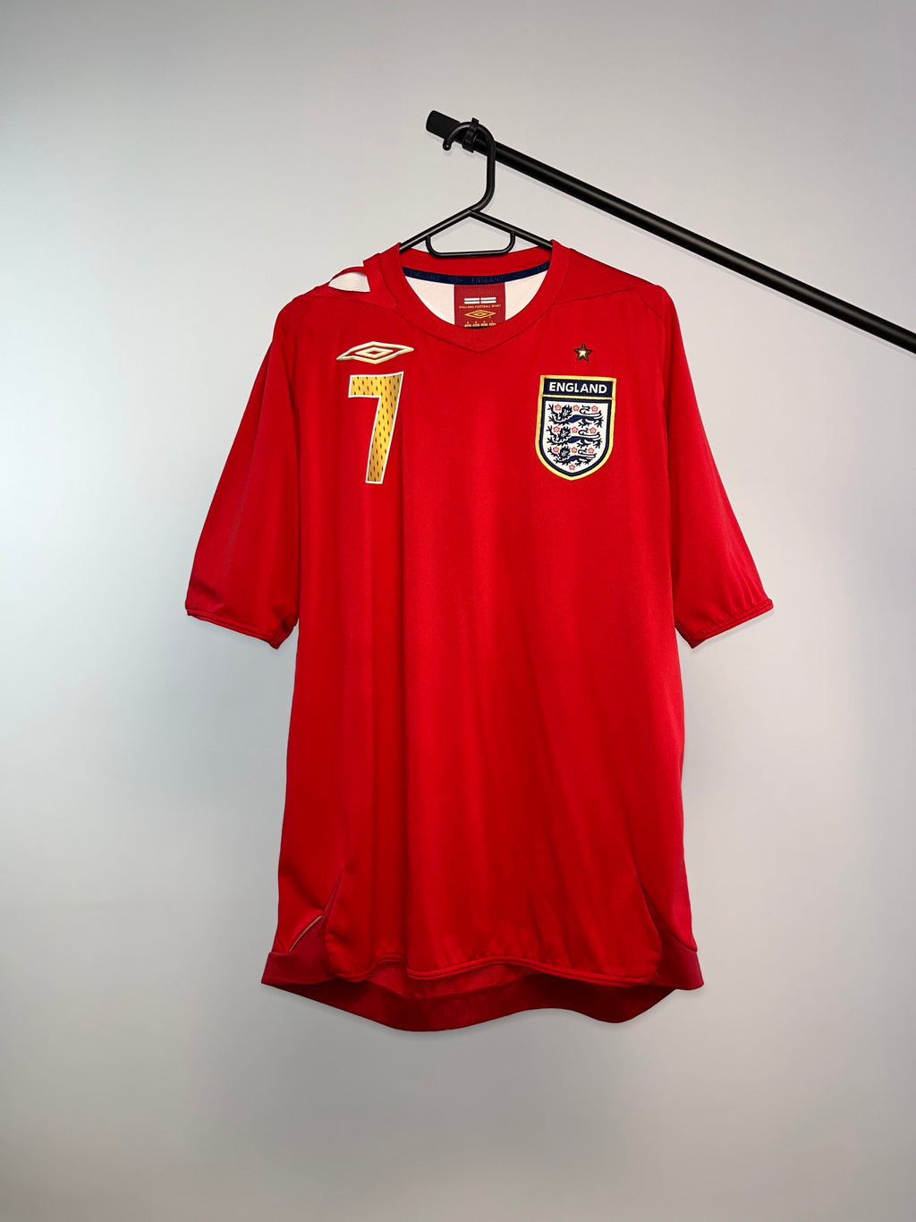 Jersey Original Inglaterra Mundial 2006/08 Visita Beckham Umbro