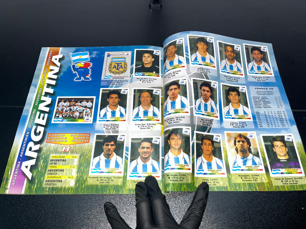 Álbum Panini Reedición Francia 1998 Original 100% Lleno