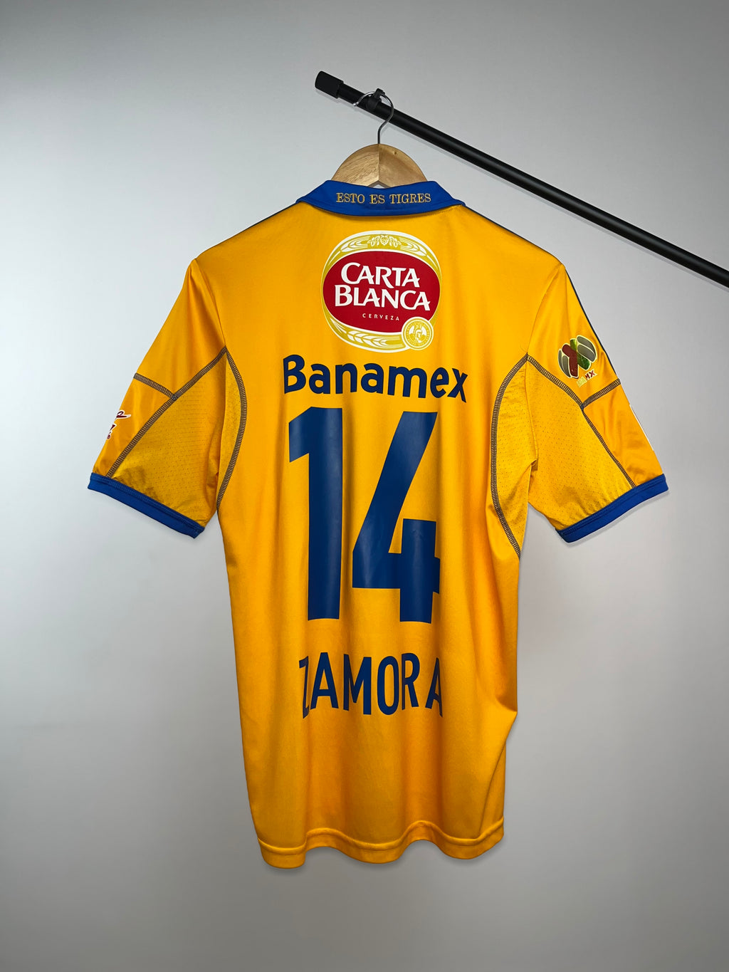 Jersey utileria Usada en Partido Liga MX de Ulises Zamora | Tigres UANL 2013/14 Local