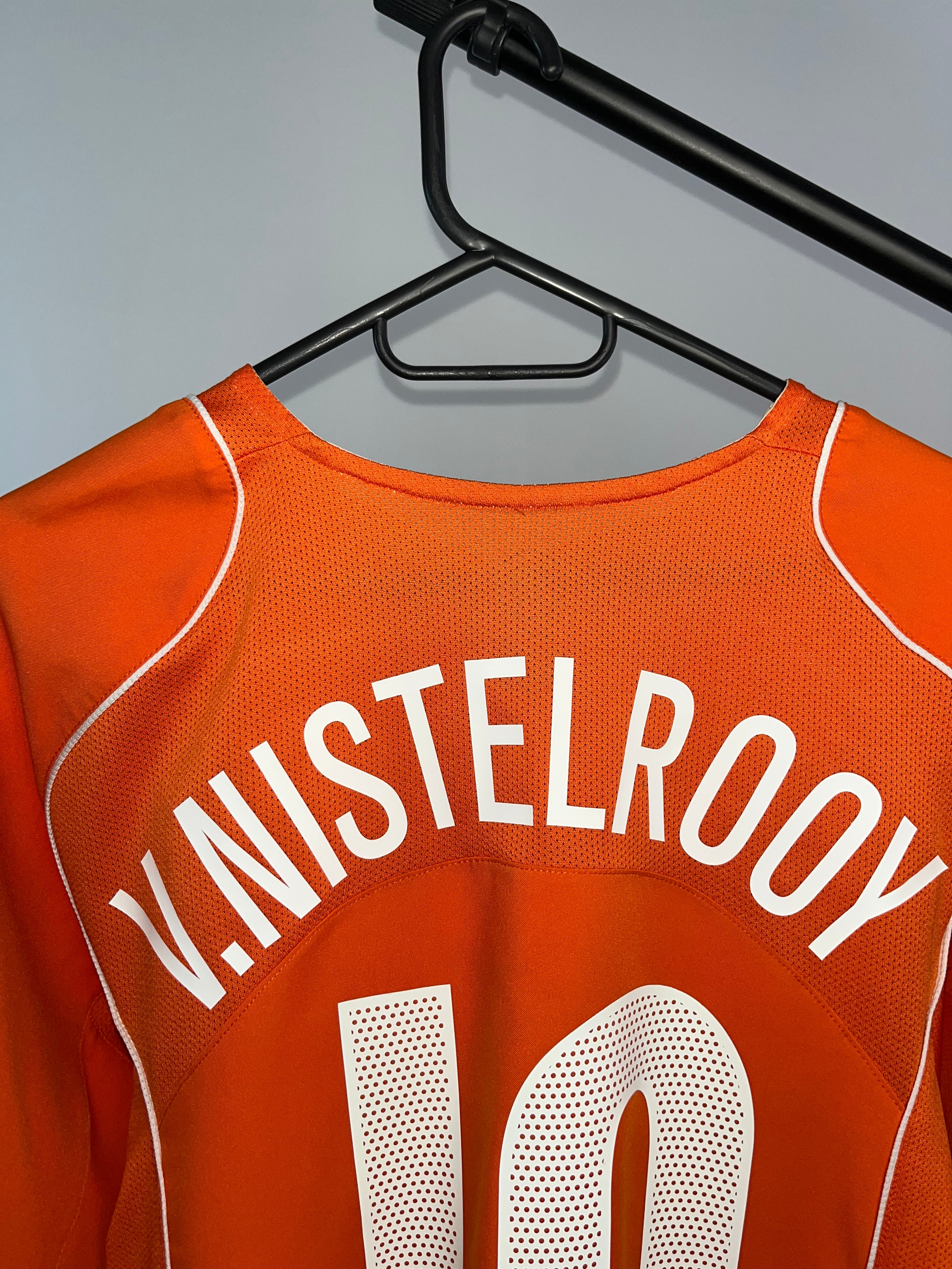 Jersey Original Holanda Eurocopa 2004/05 Local Nistelrooy 116606 Nike Total 90 Naranja