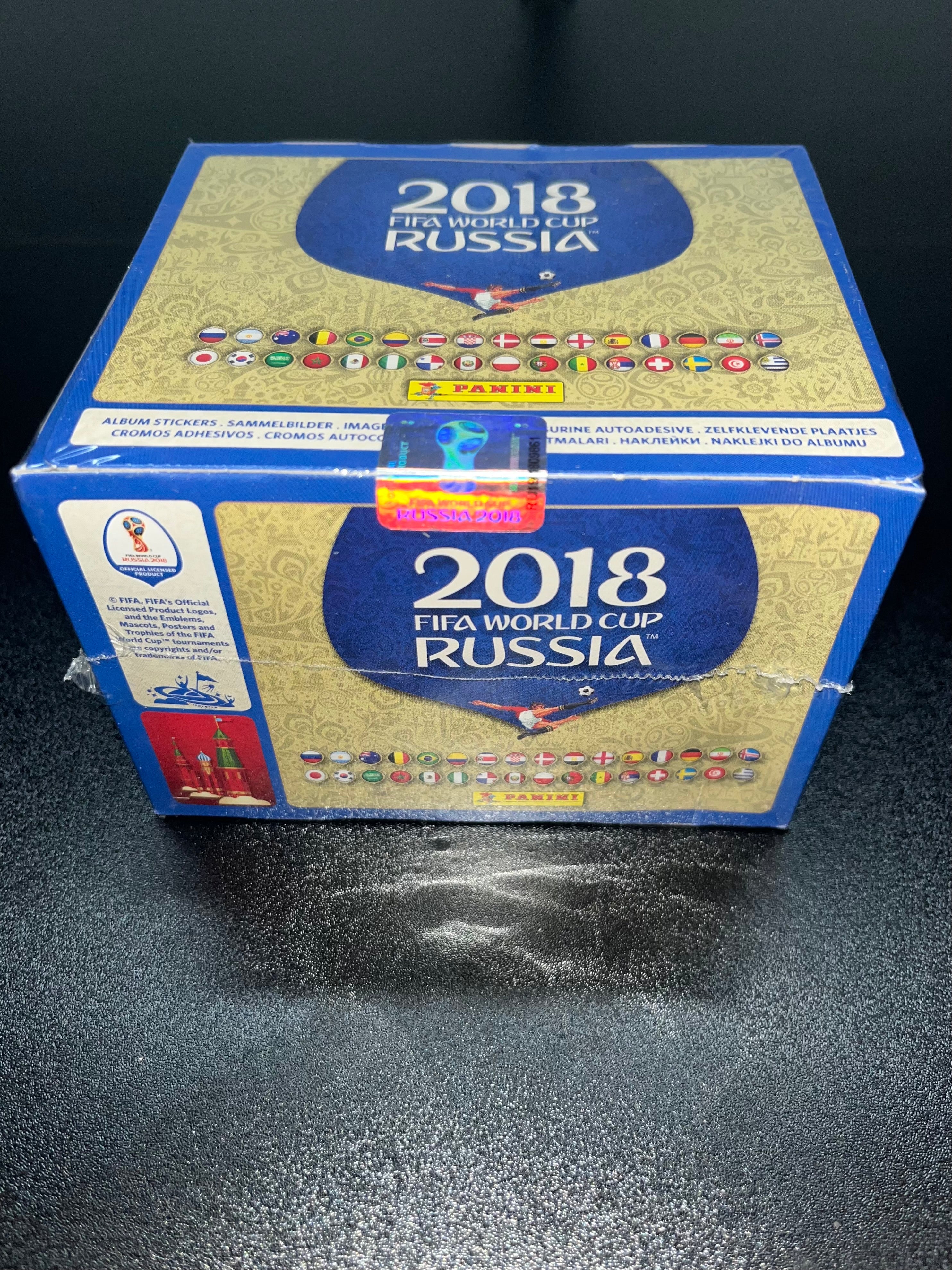 Caja Sellada Panini Mundial Rusia 2018 | 100 Sobres Original