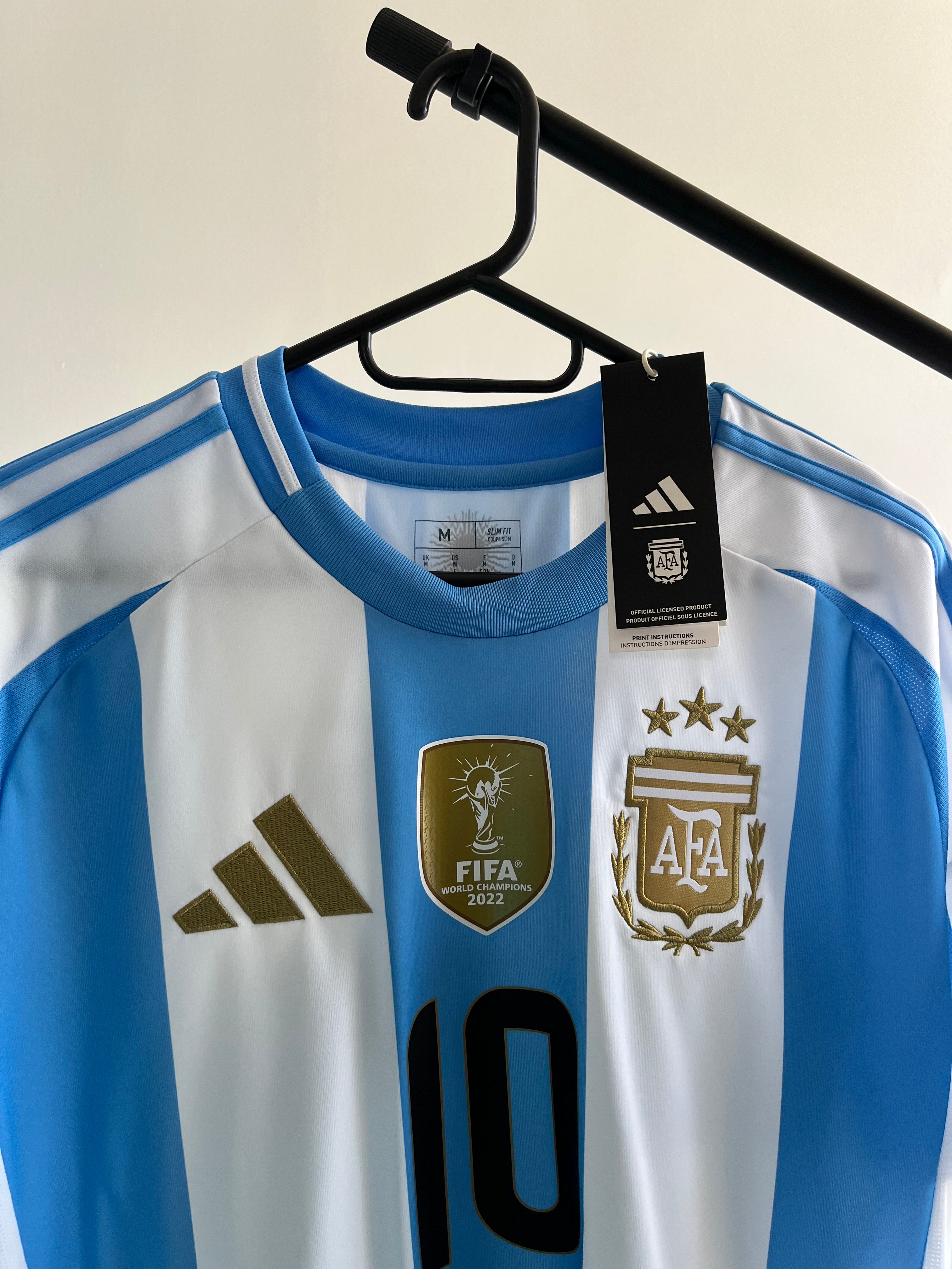 Jersey Original Argentina 2024 Copa America Local Messi IX7790 Adidas