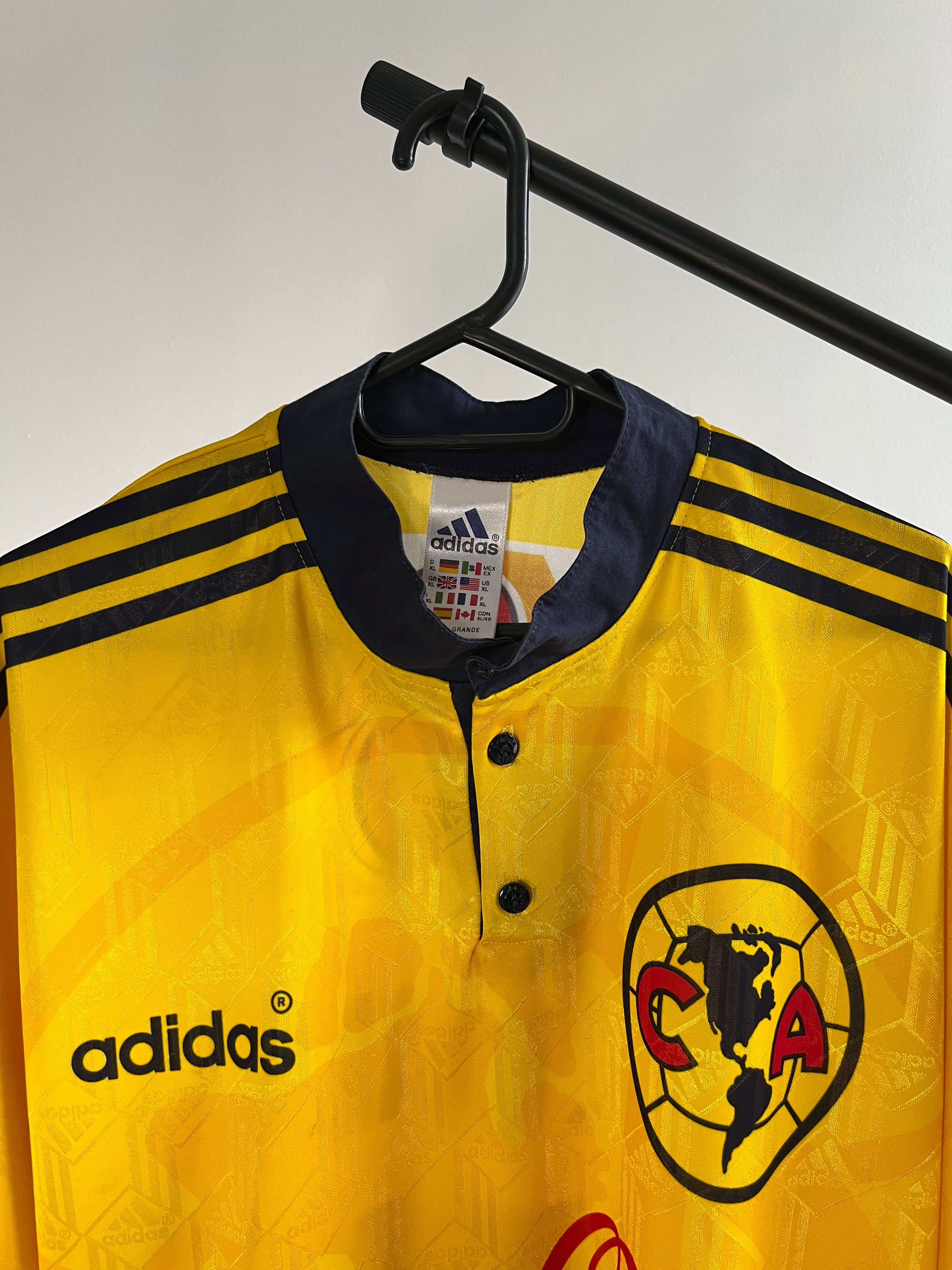 Jersey Original America 1997/98 Local Cuauhtémoc Blanco Adidas Coca Cola
