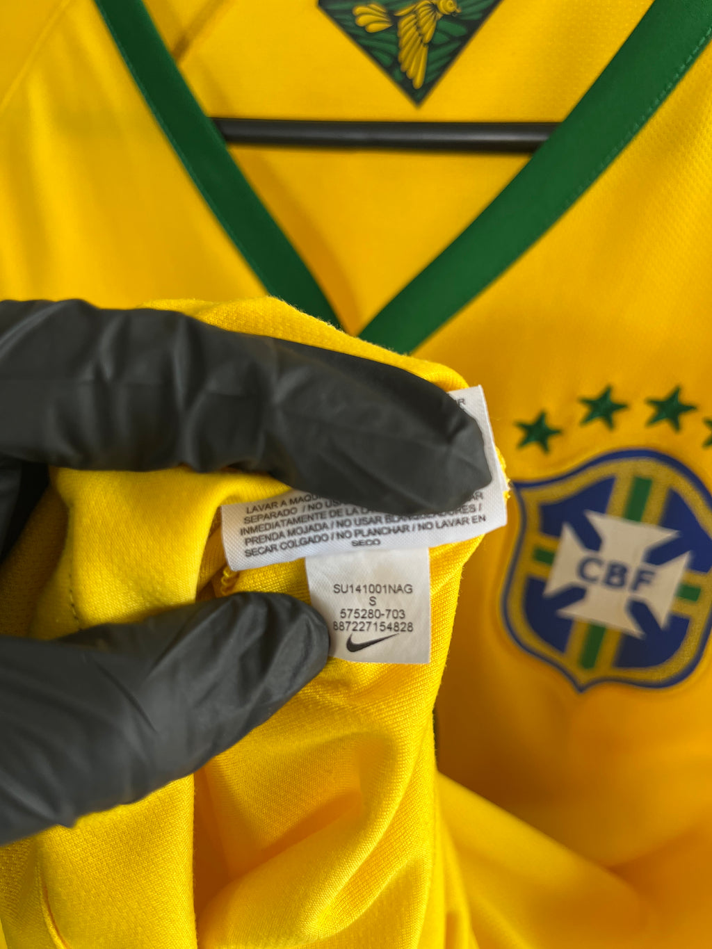 Jersey Original Brasil Mundial 2014 Local Neymar JR 575280-703 Nike