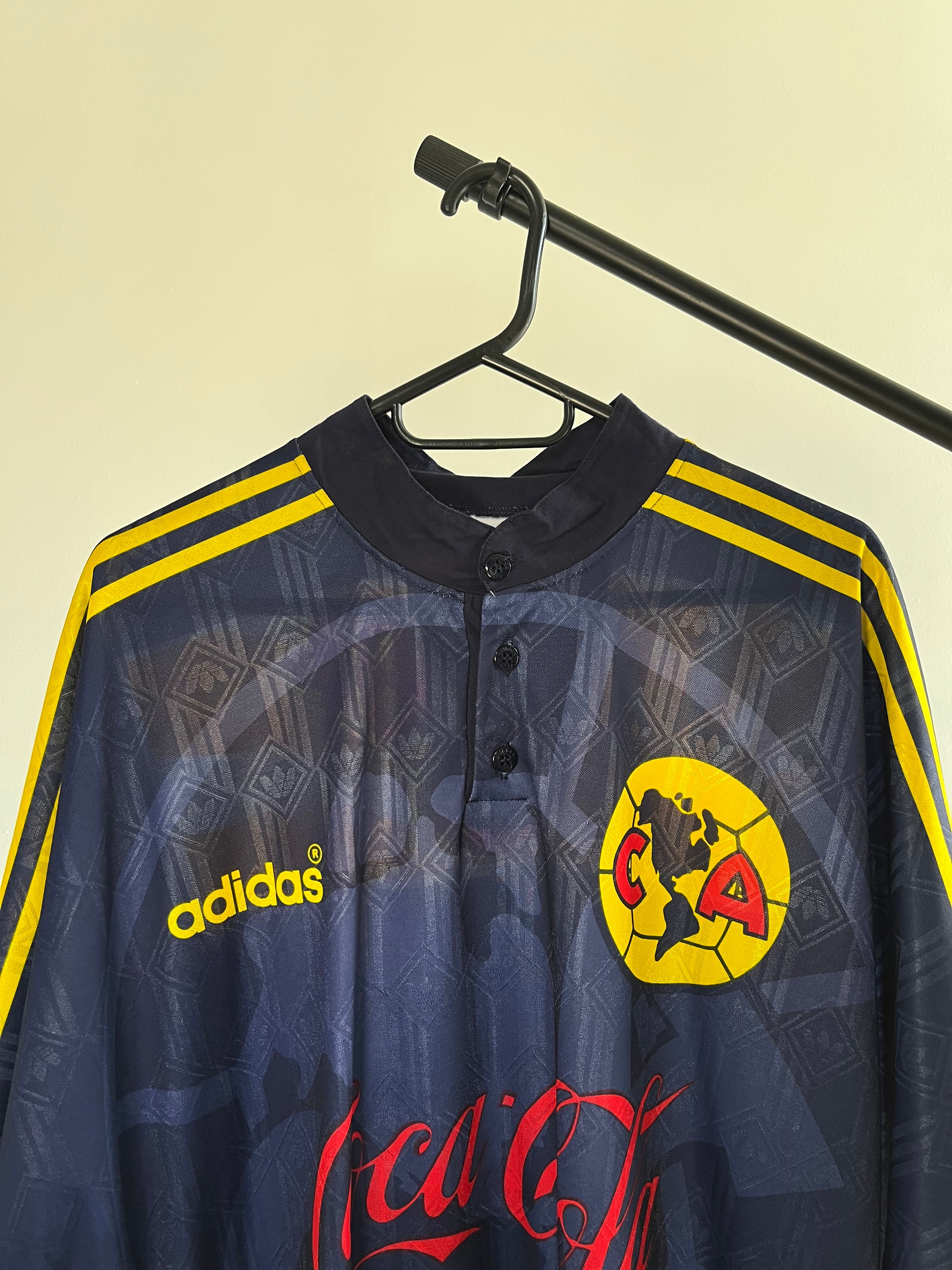 Jersey Original America 1997/98 Visita Cuauhtémoc Blanco Adidas Coca Cola
