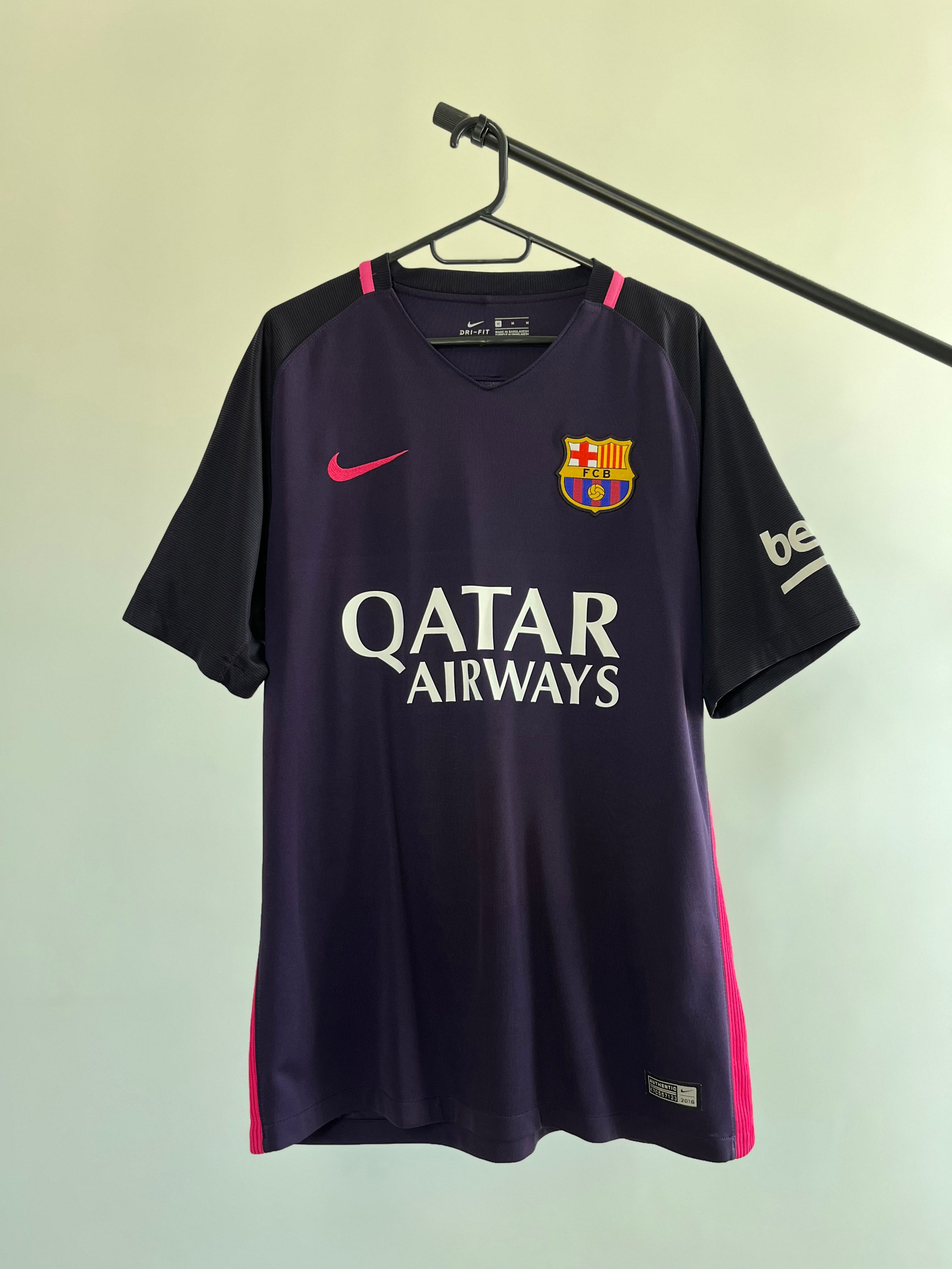 Jersey Original Barcelona 2016/17 Visita Messi 776844-525 Nike
