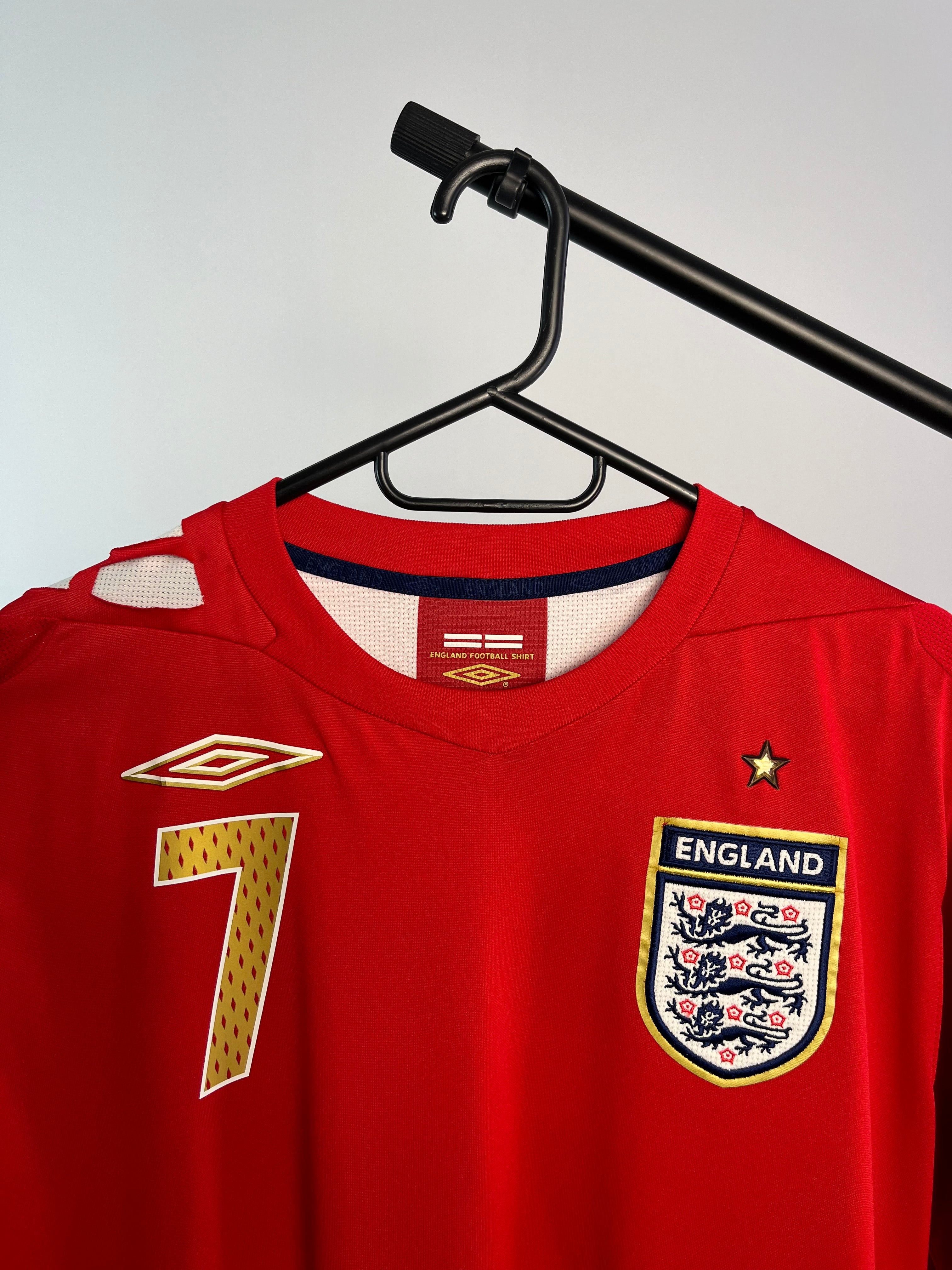 Jersey Original Inglaterra Mundial 2006/08 Visita Beckham Umbro
