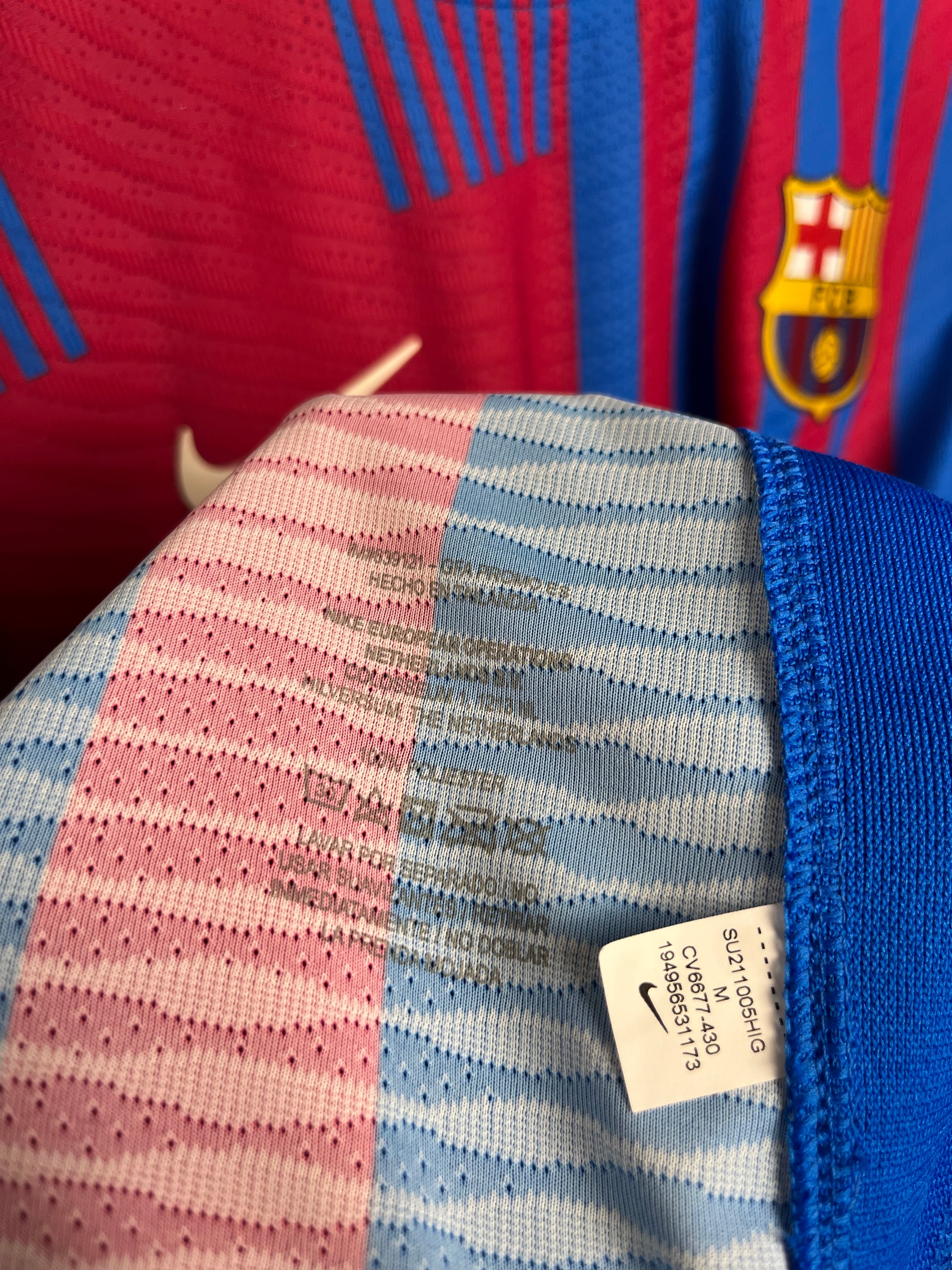 Jersey de Utilería de Pedri | Barcelona vs Atlético de Madrid 2021/22 Spare Match Issued