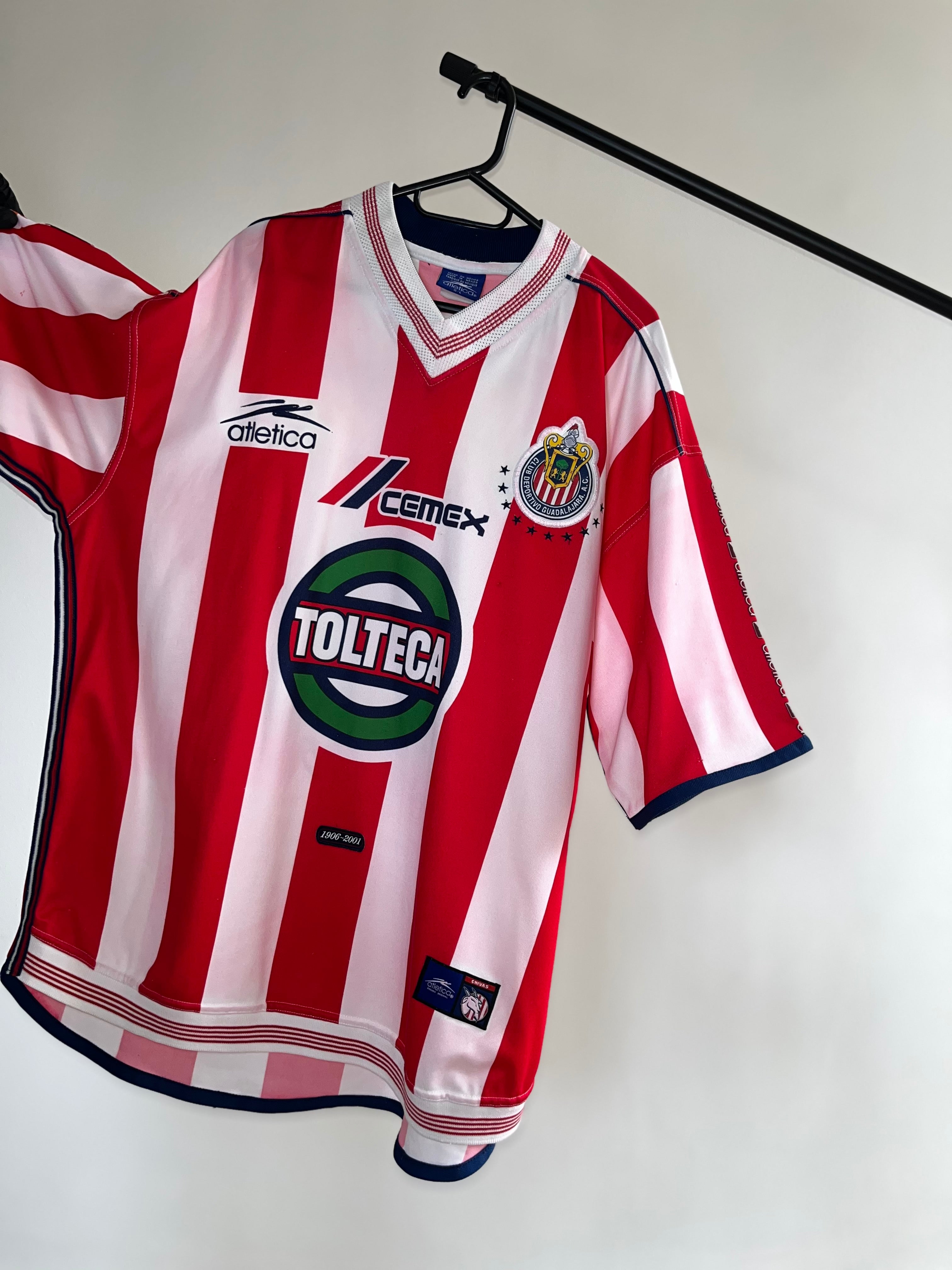Jersey Original Chivas 2000/01 Local Atletica (Cemex Tolteca)