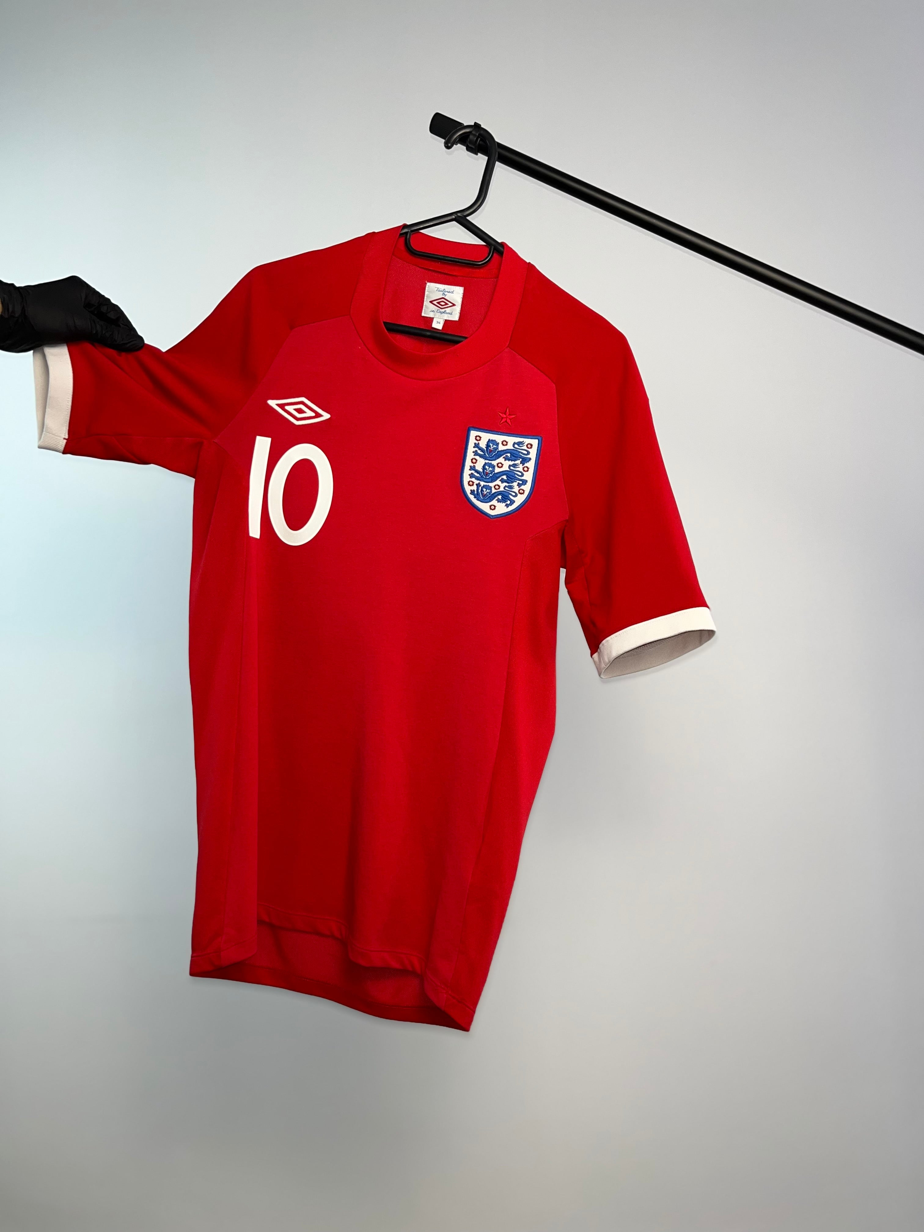 Jersey Original Inglaterra Mundial 2010 Visita Rooney 10-323 Umbro