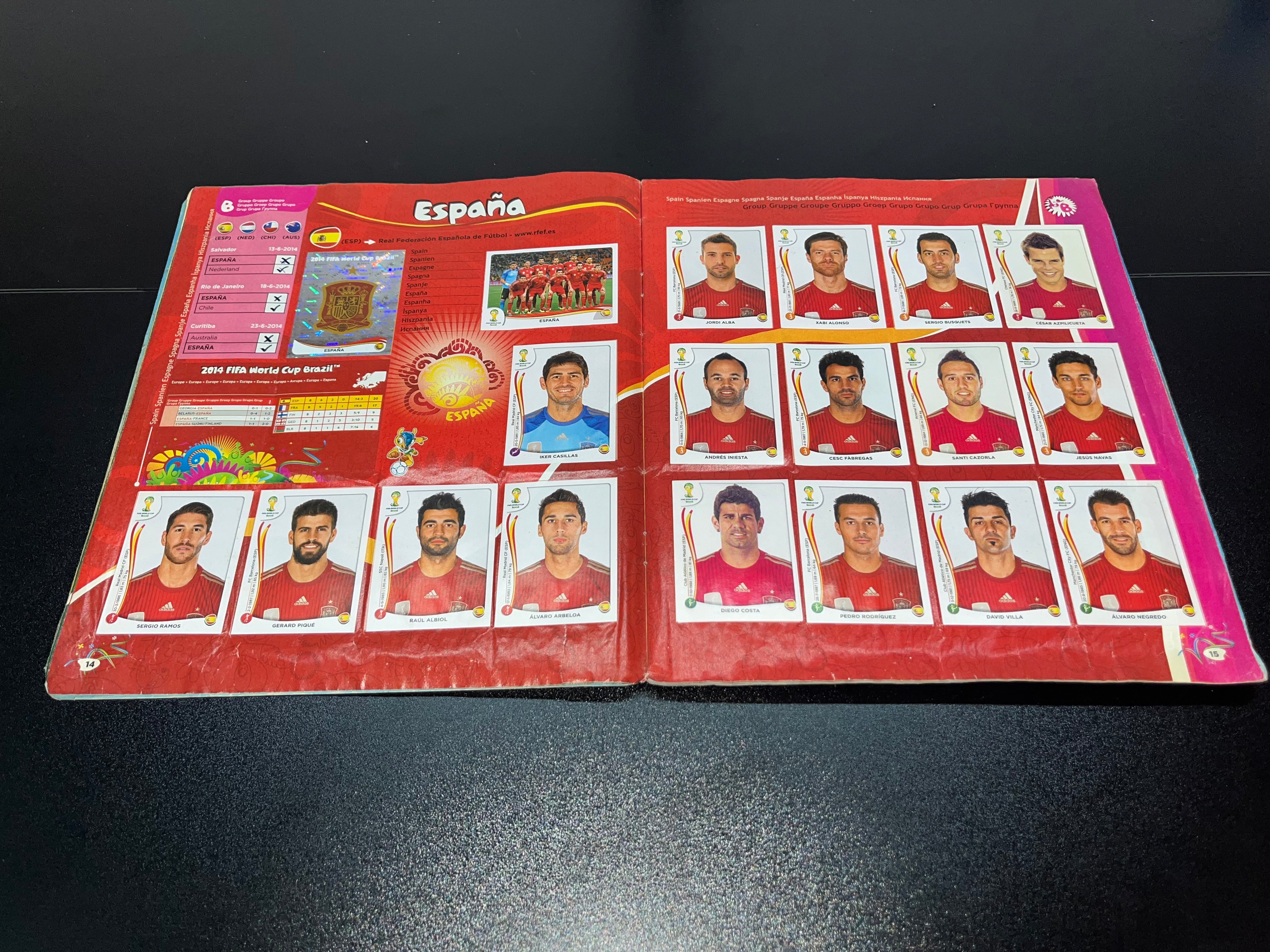 Álbum Panini Mundial Brasil 2014 Original 100% Lleno