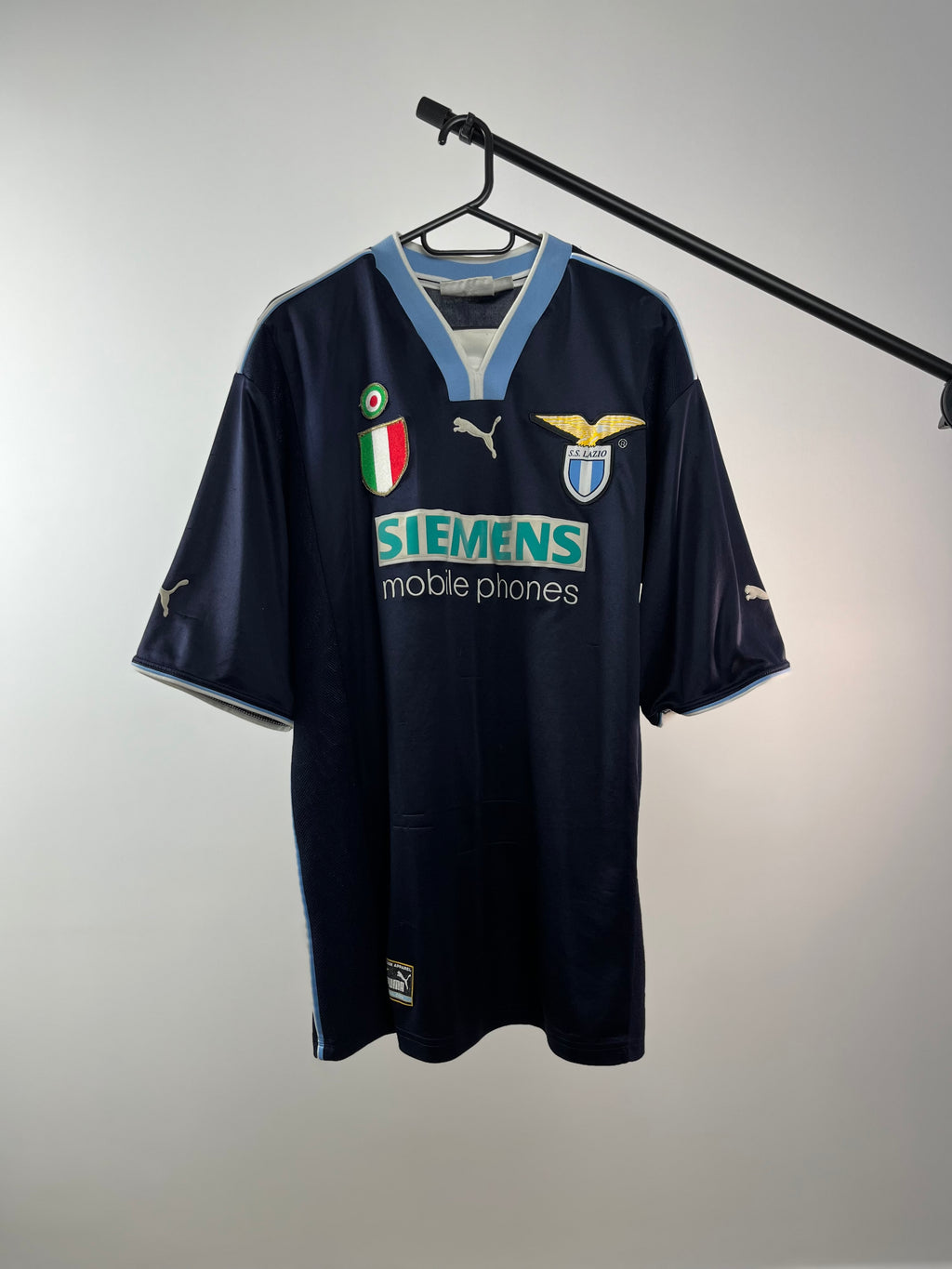 Jersey Original Lazio 2000/01 Visita Nedved Puma (Retro/Vintage/Clasica)