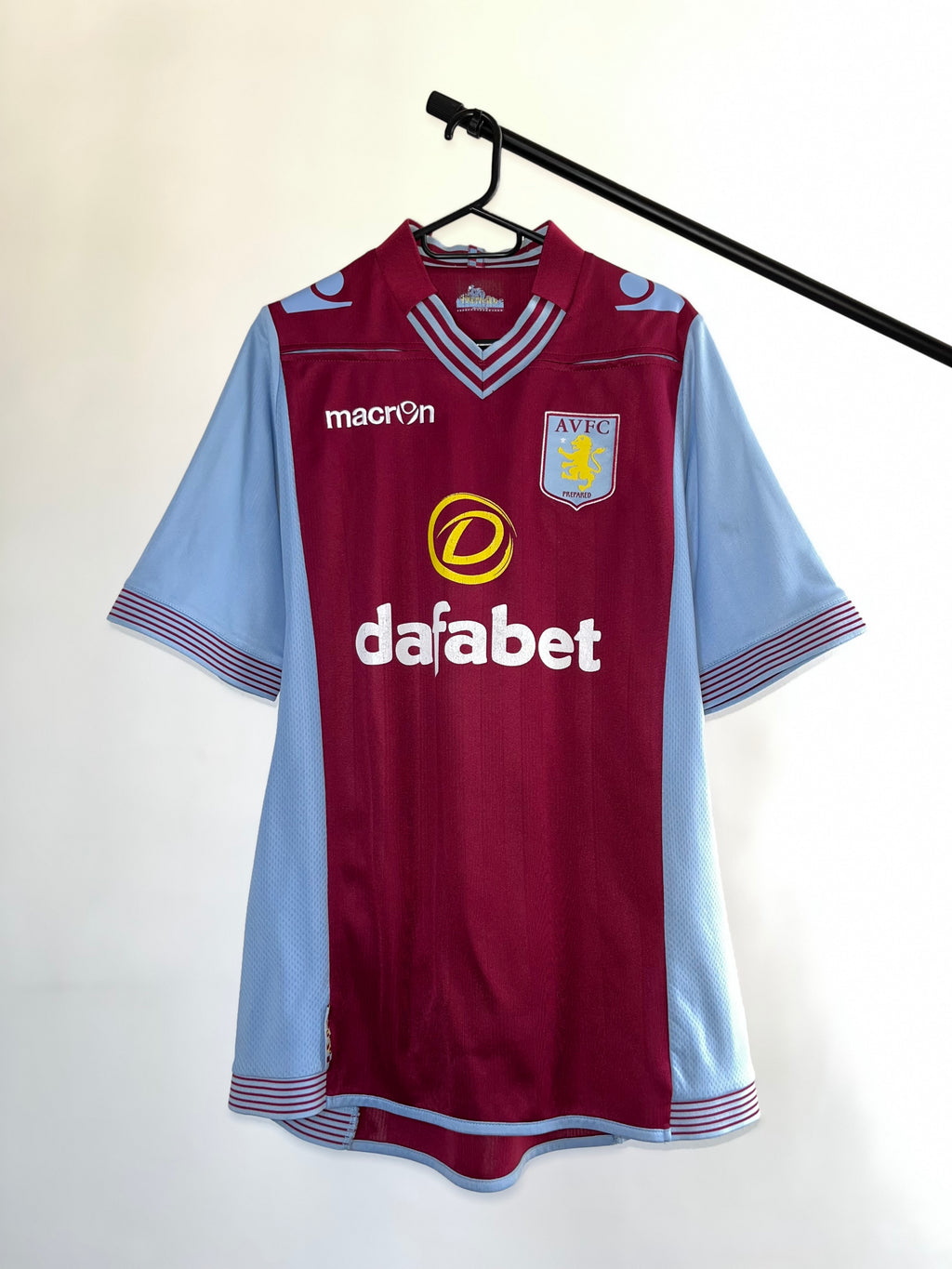 Jersey Original Aston Villa 2013/14 Local Clasica/Retro/Vintage Macron