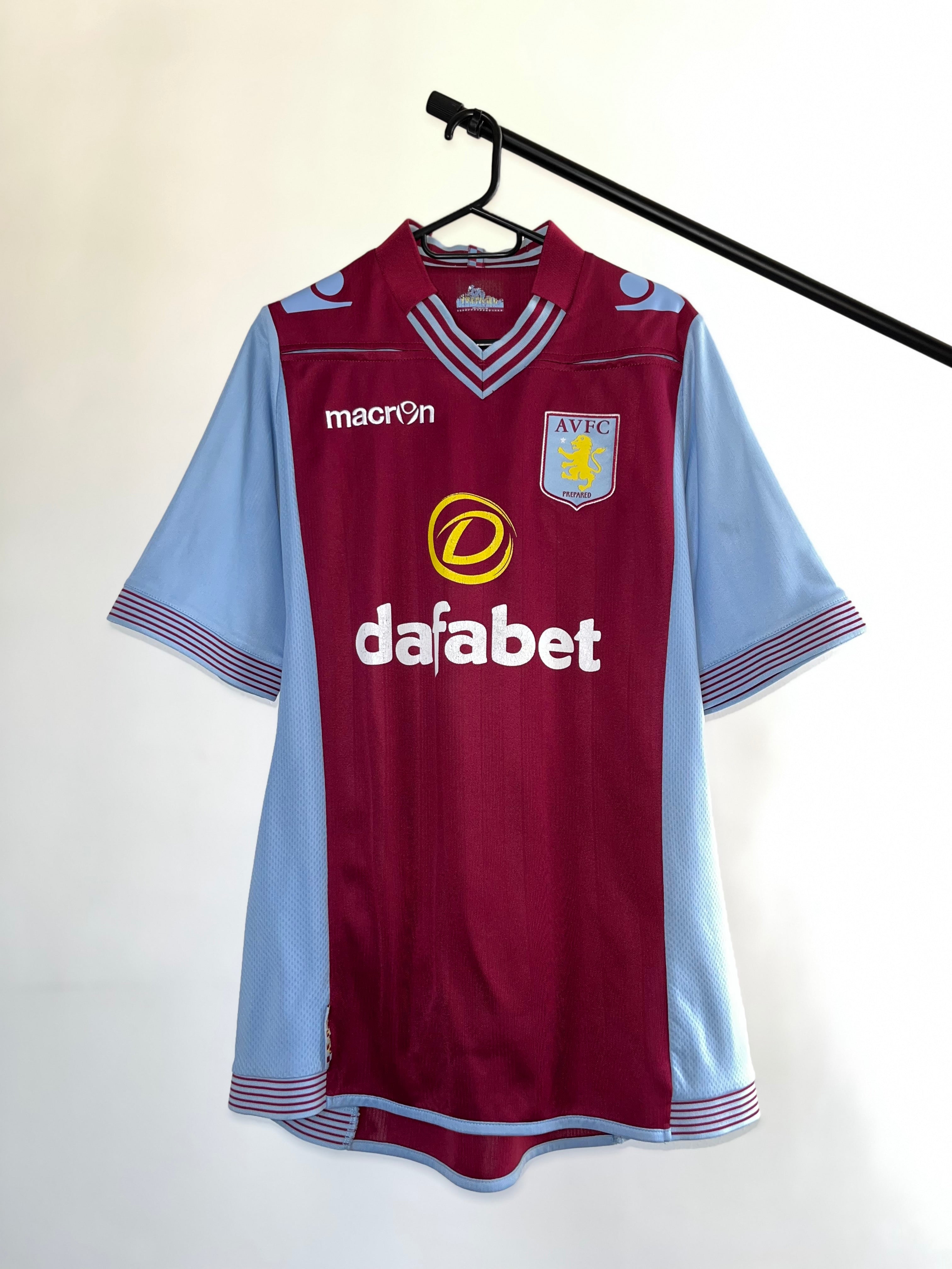 Jersey Original Aston Villa 2013/14 Local Clasica/Retro/Vintage Macron