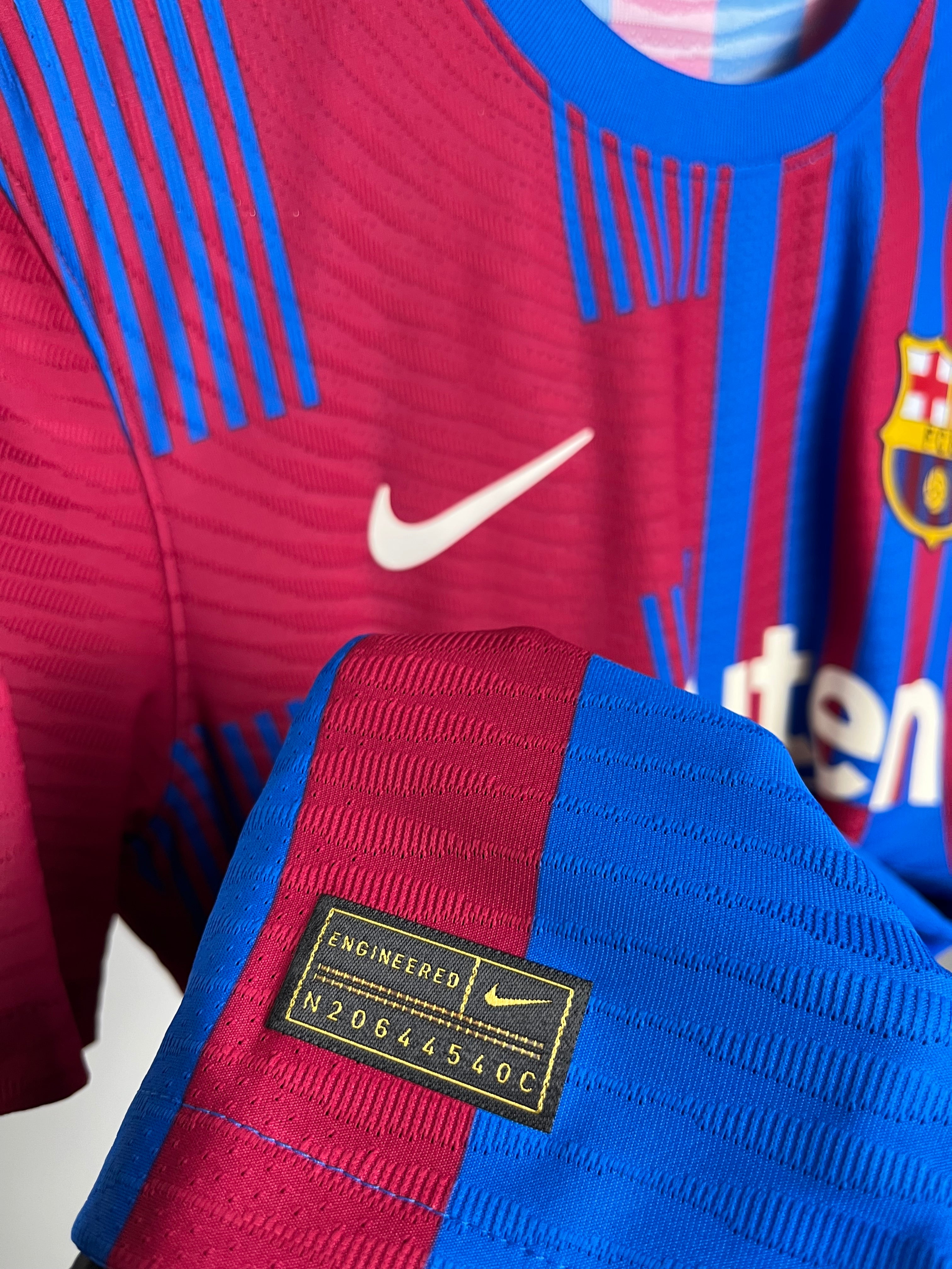 Jersey de Utilería de Pedri | Barcelona vs Atlético de Madrid 2021/22 Spare Match Issued