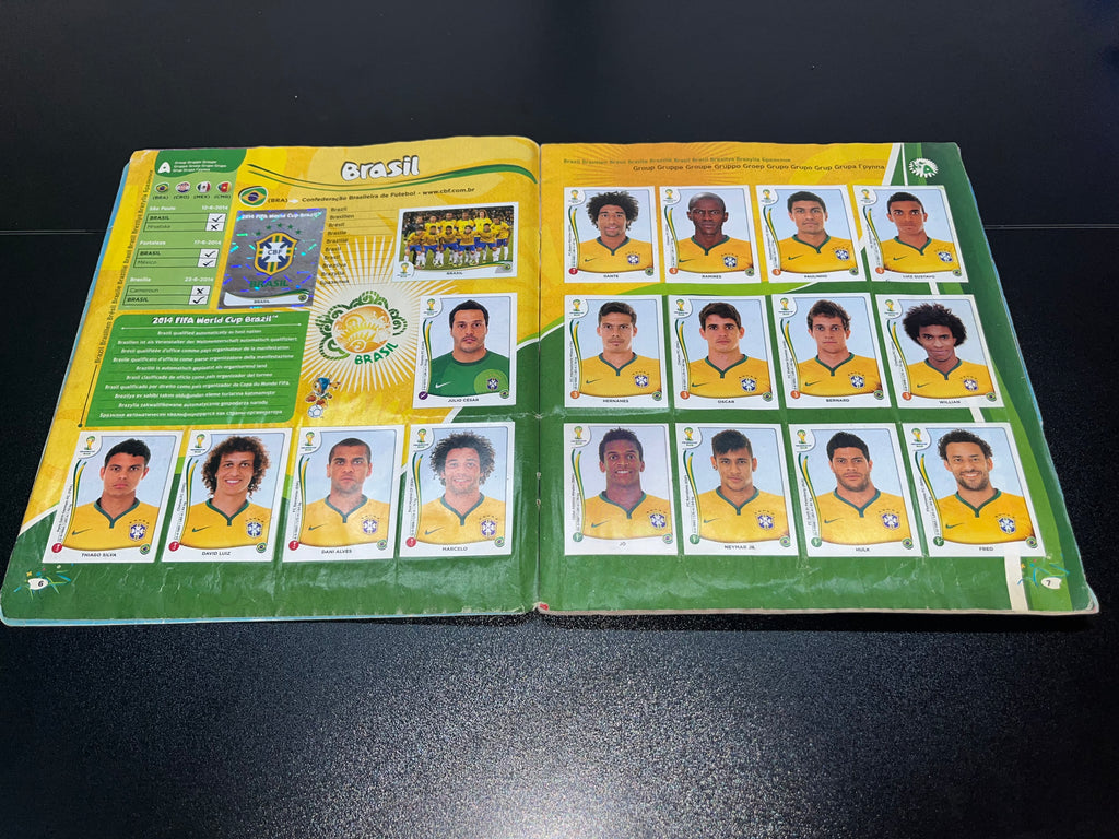 Álbum Panini Mundial Brasil 2014 Original 100% Lleno