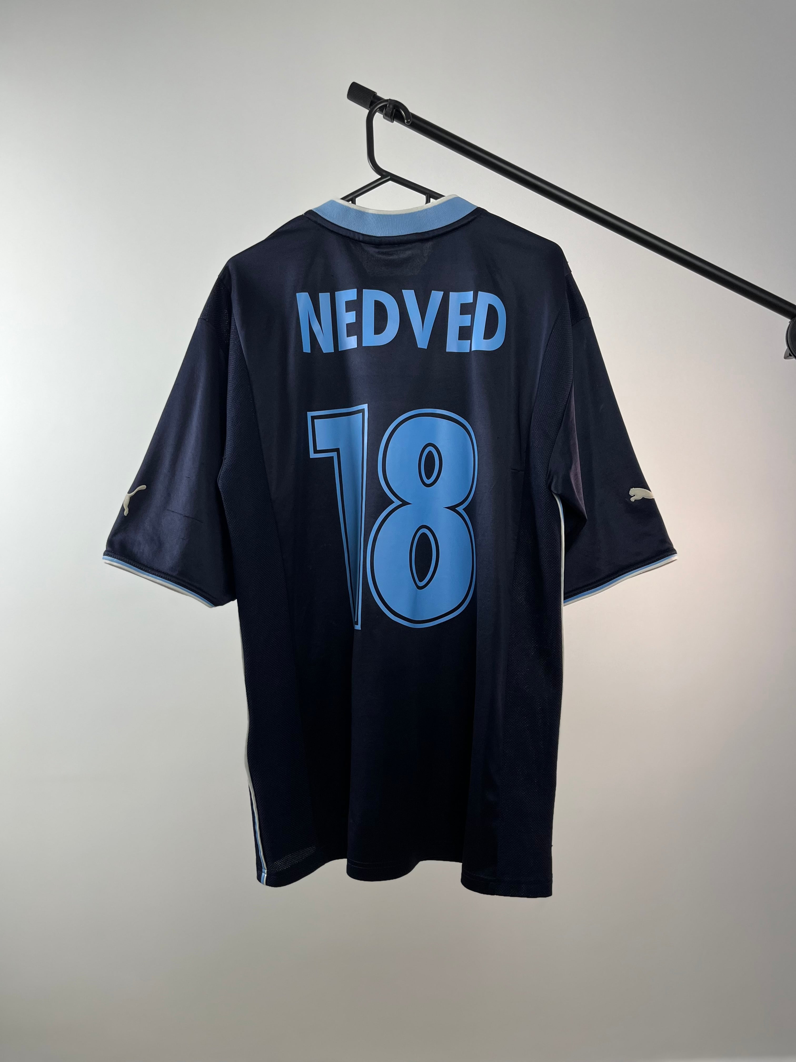 Jersey Original Lazio 2000/01 Visita Nedved Puma (Retro/Vintage/Clasica)