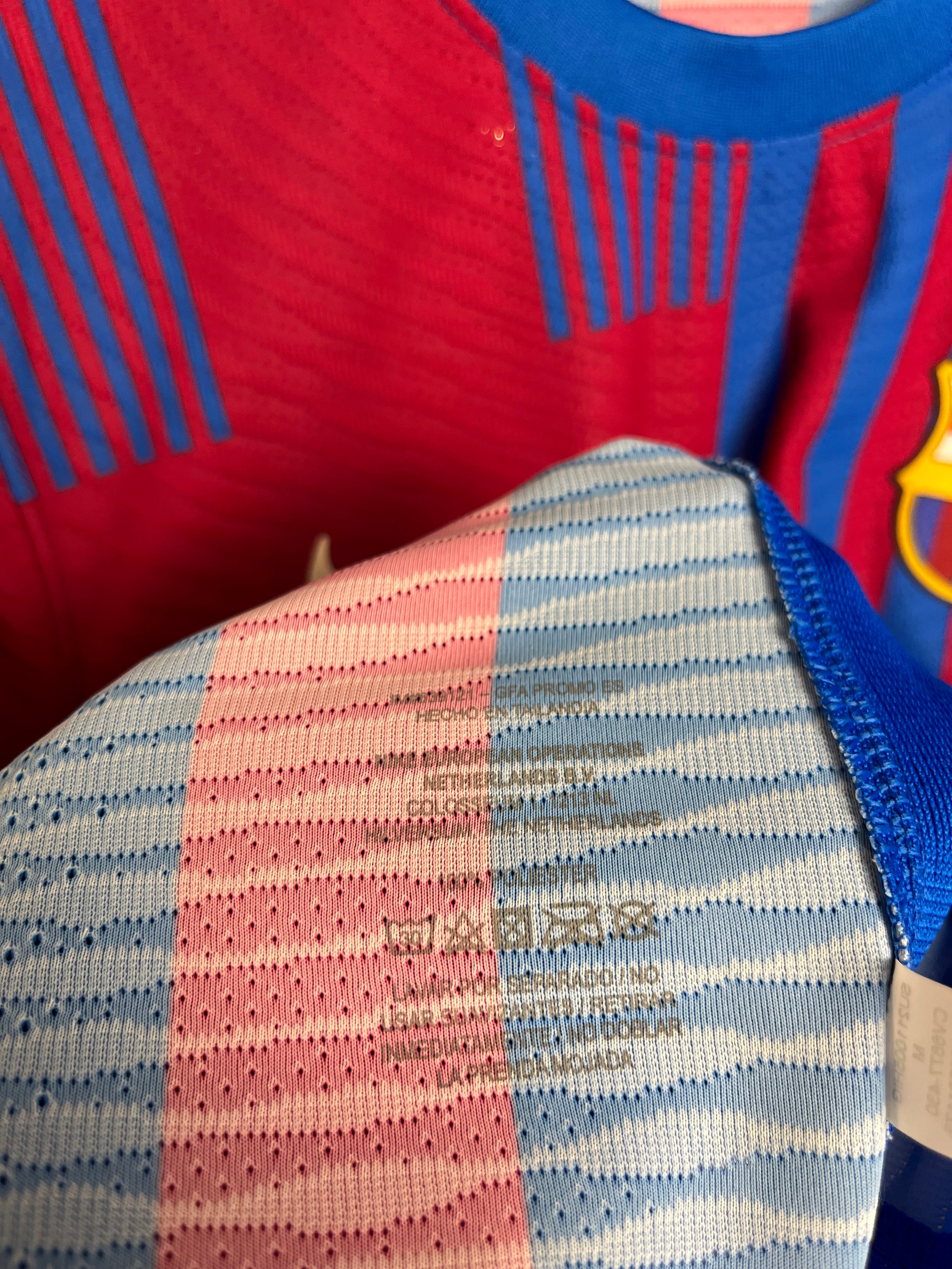 Jersey de Utilería de Pedri | Barcelona vs Atlético de Madrid 2021/22 Spare Match Issued