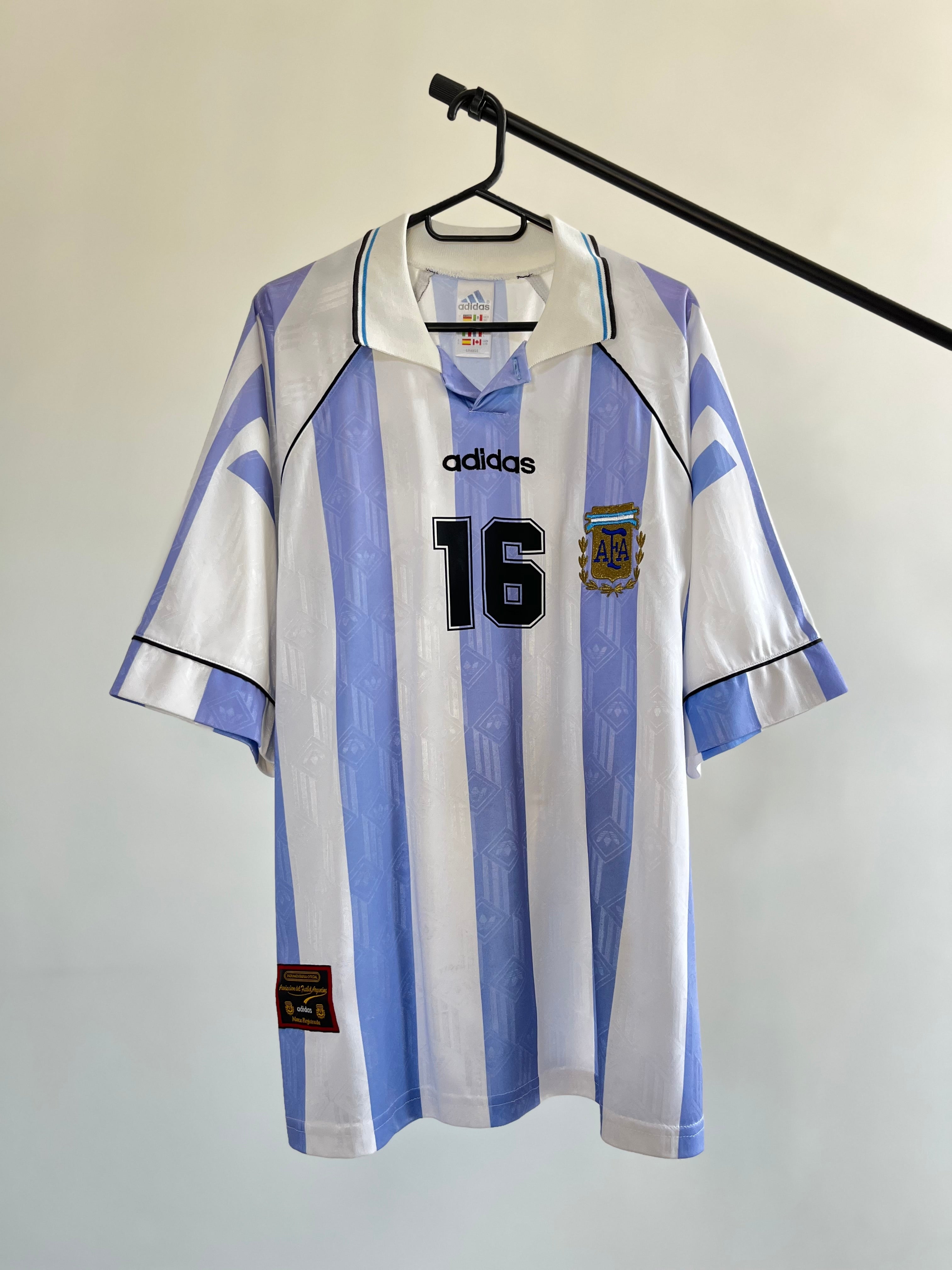 Jersey Original Argentina 1996/97 Local Riquelme Adidas